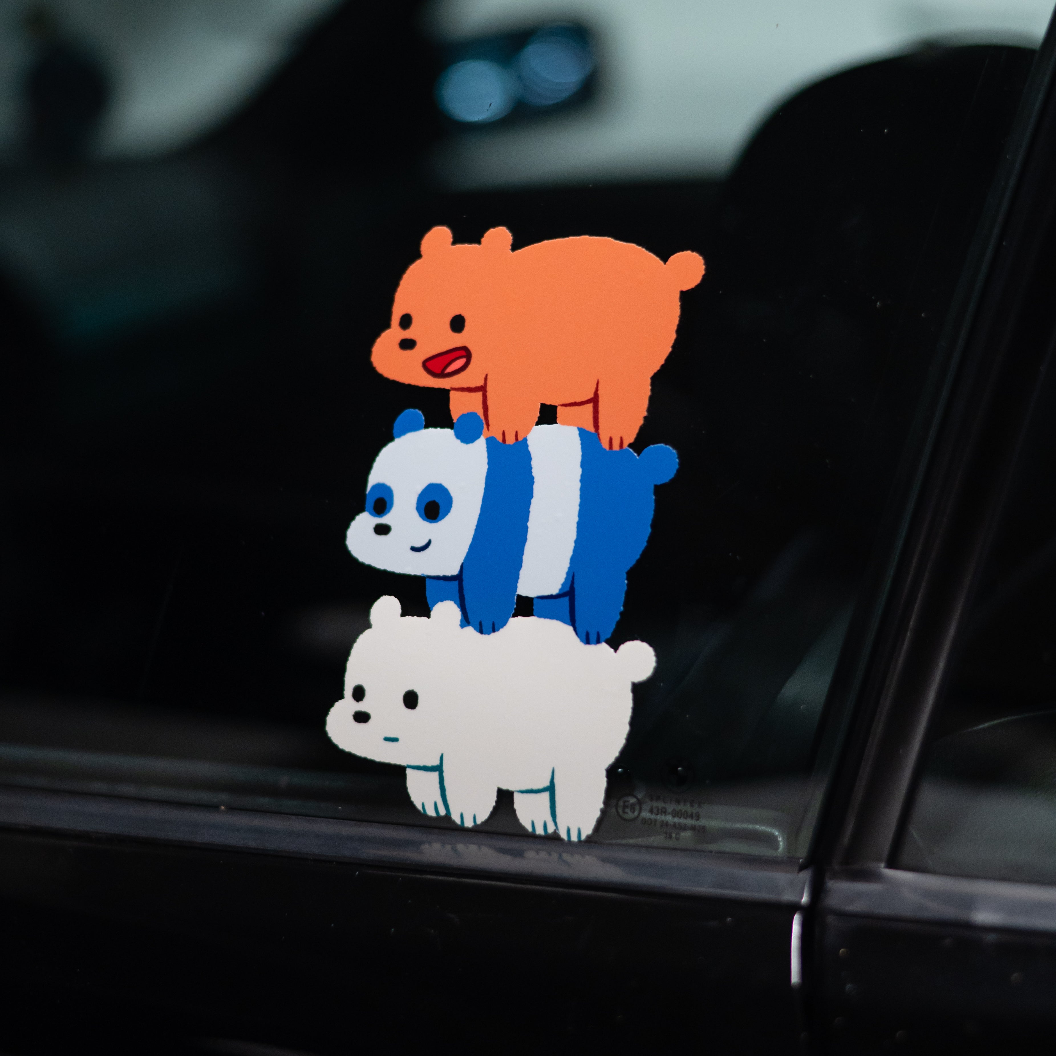3 Bear Bear Stack Sticker