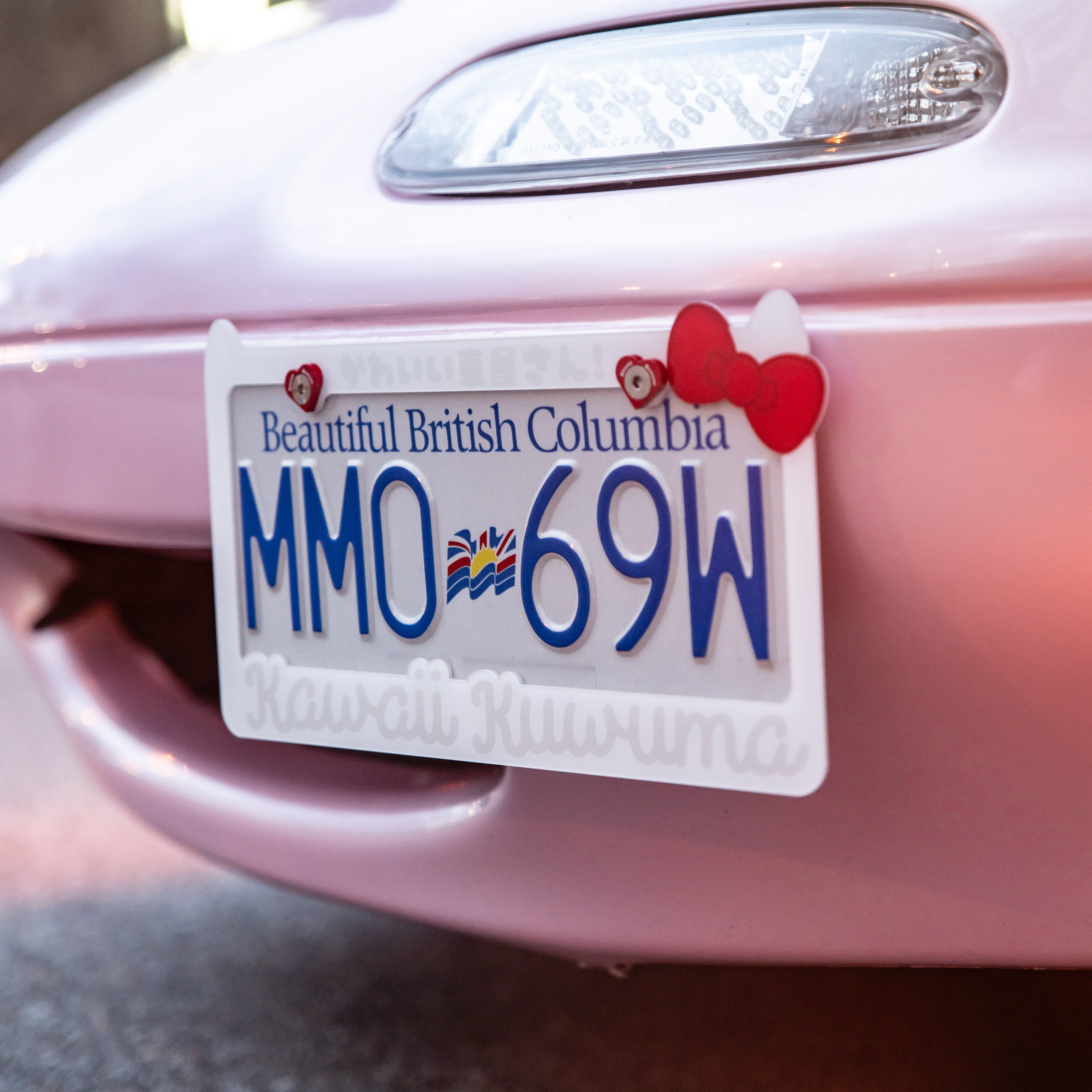 Kitty License Plate Frame