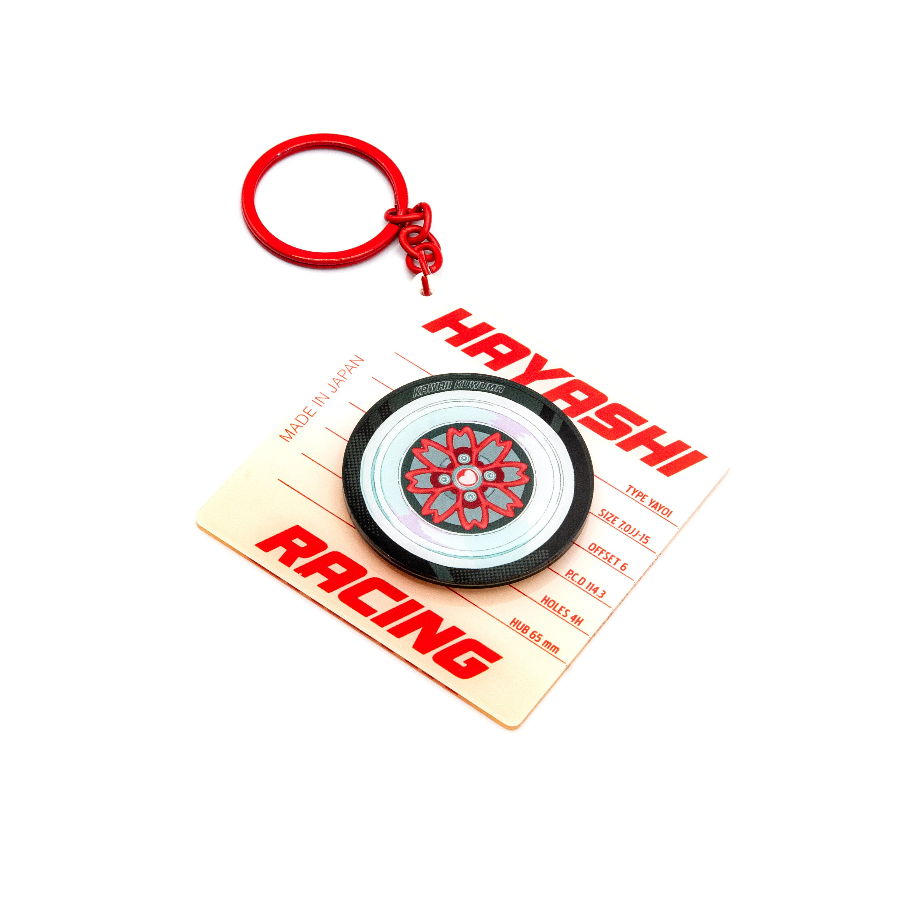 Hayashi Yayoi Spinny Wheel Keychain