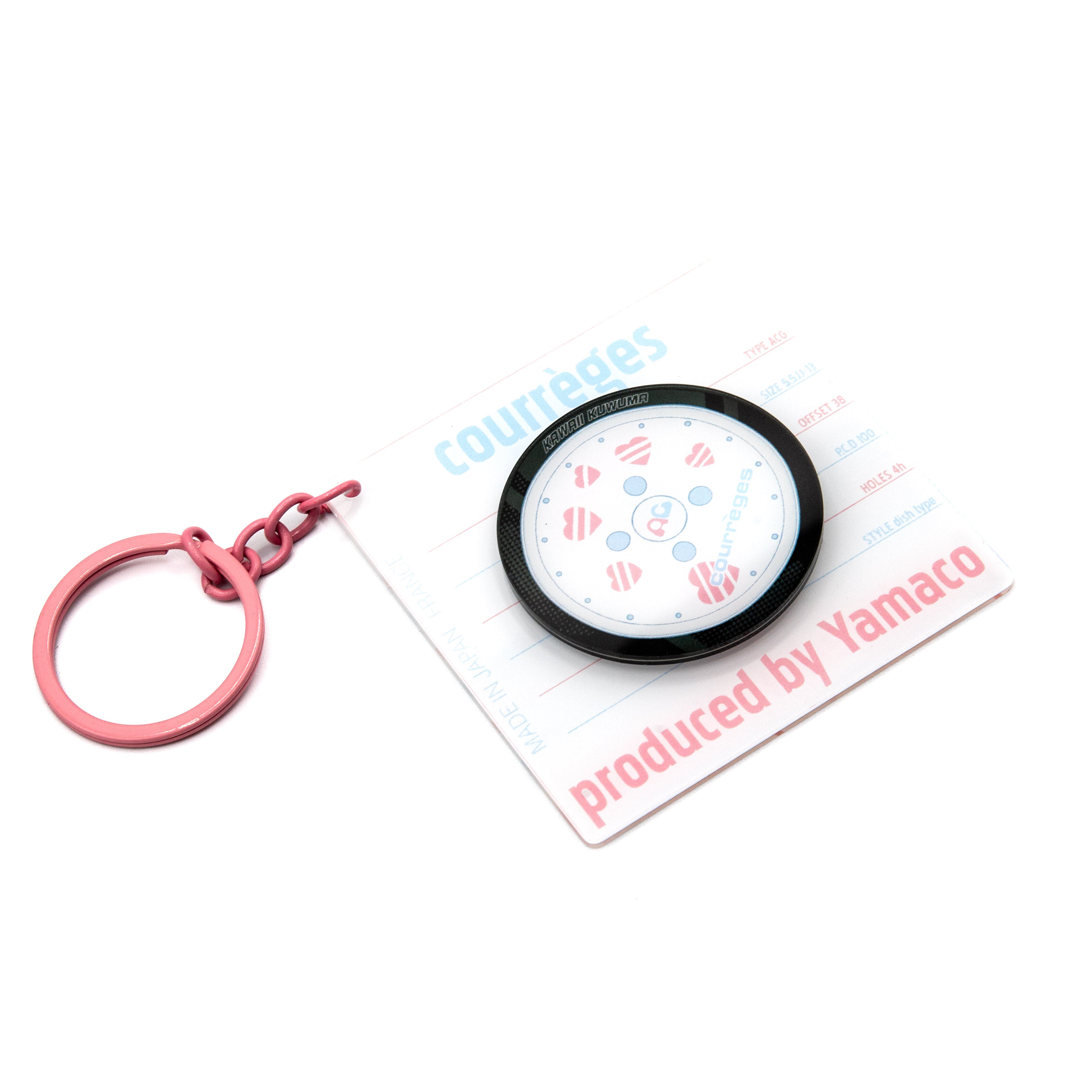 AC Courrèges Spinny Wheel Keychain