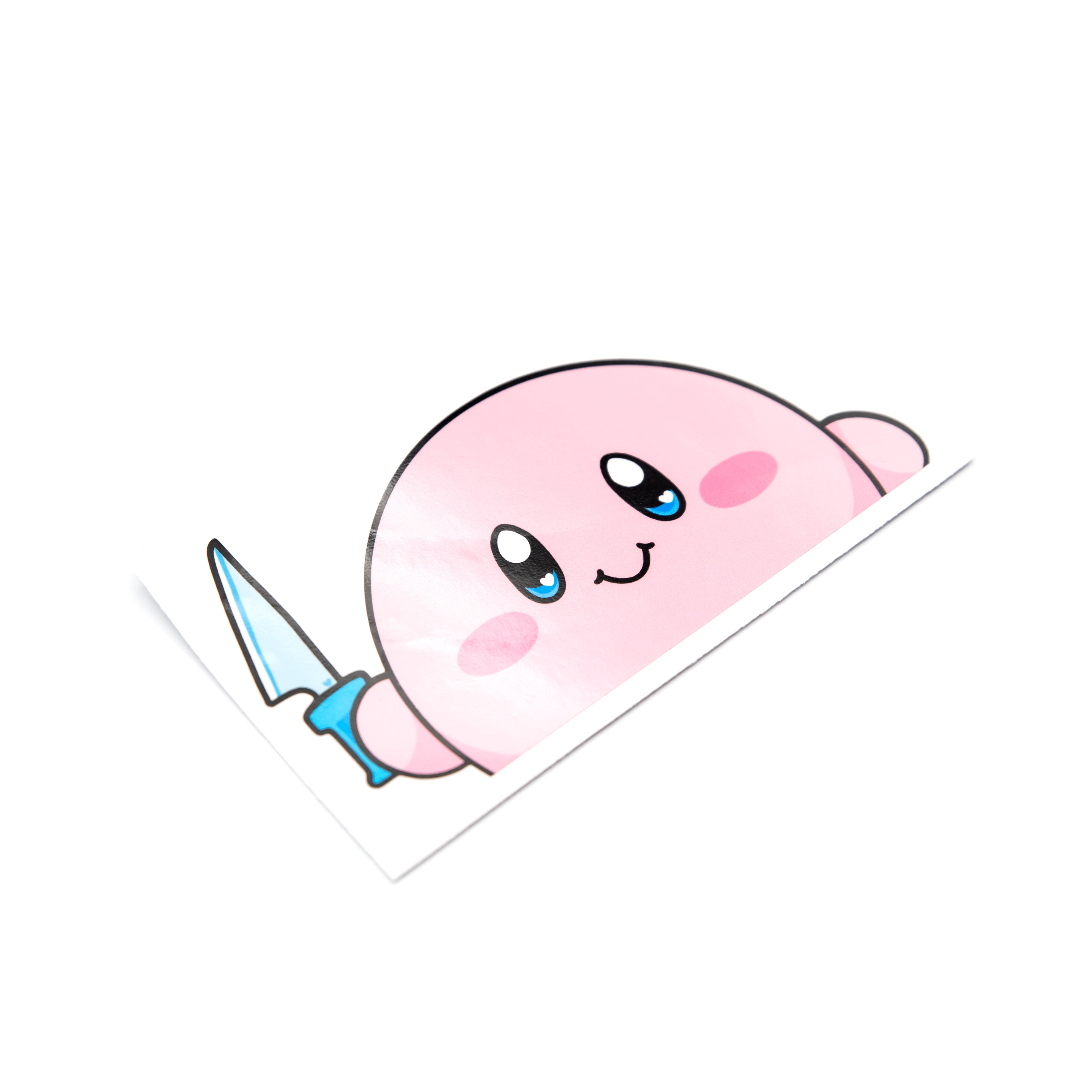 Kirb with a KNIFE