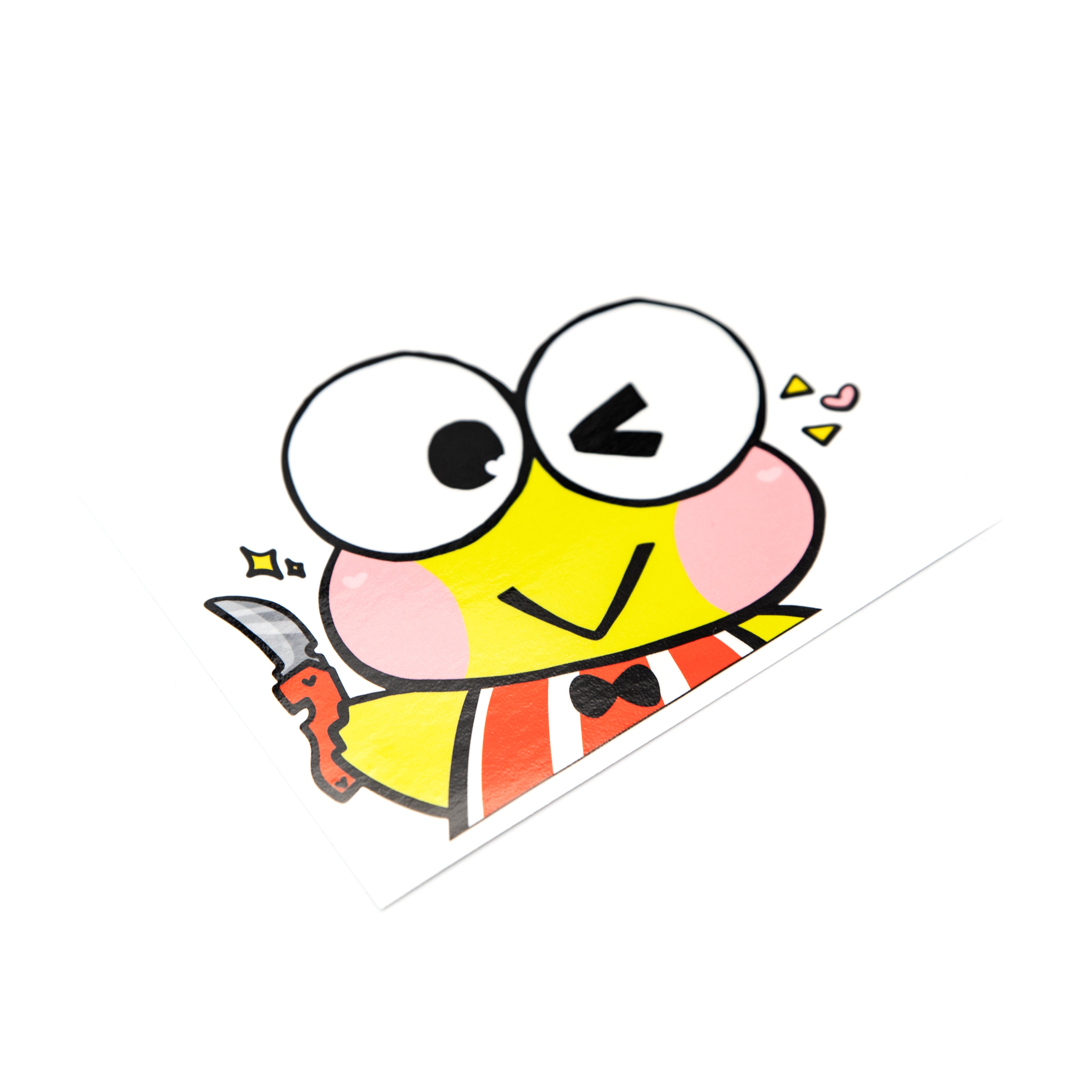 Keroppi Peeking Sticker