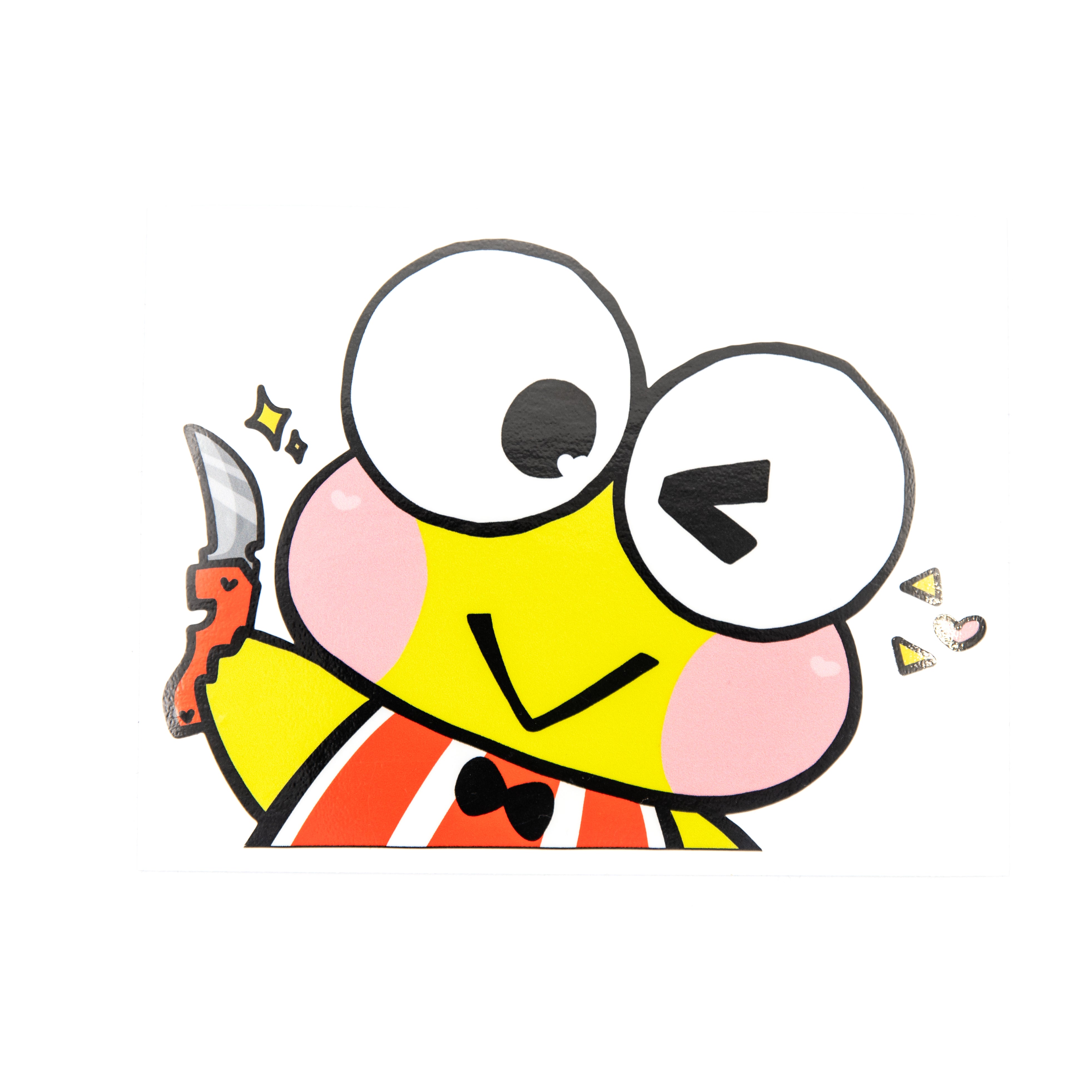 Keroppi Peeking Sticker