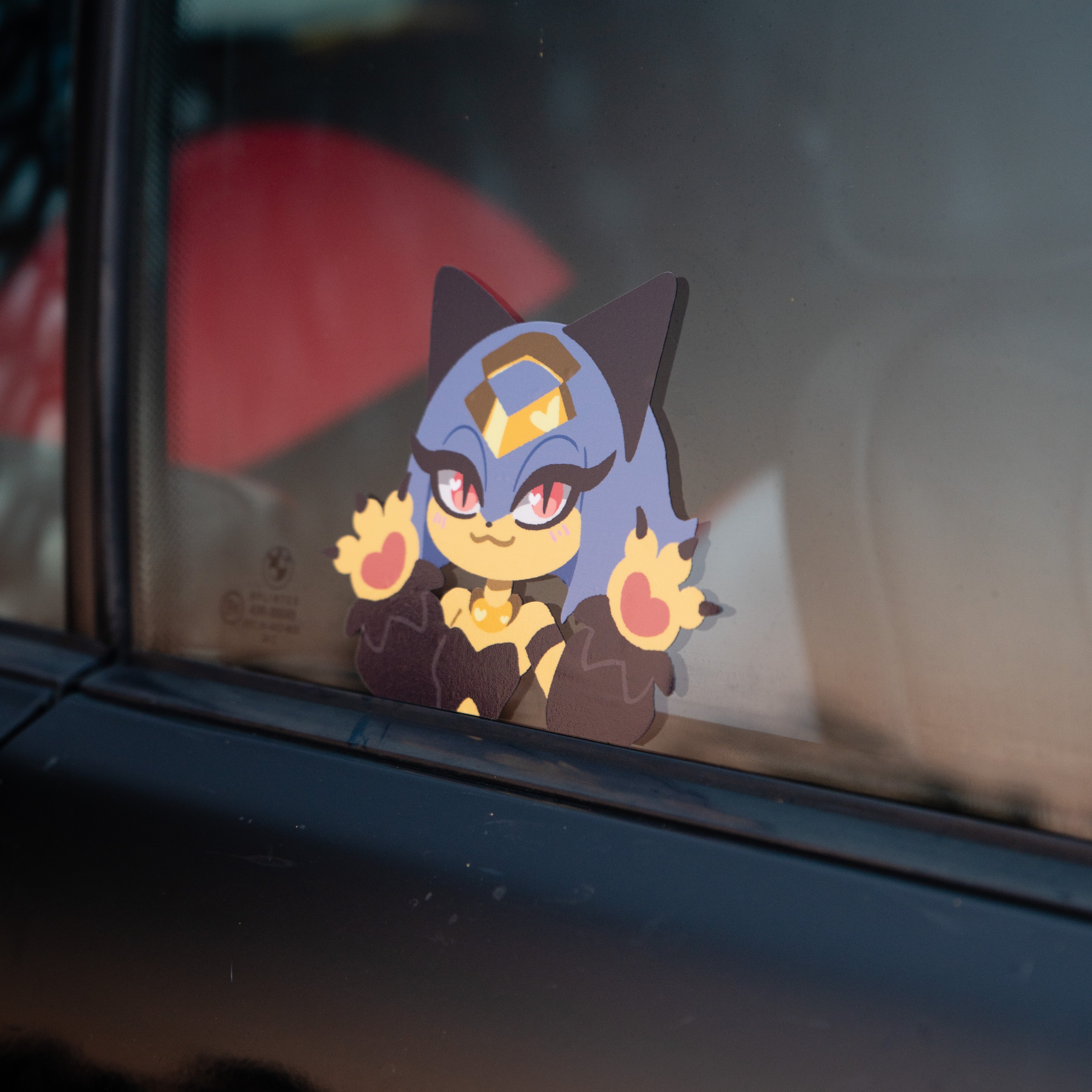 Sekhmet Peeker Sticker