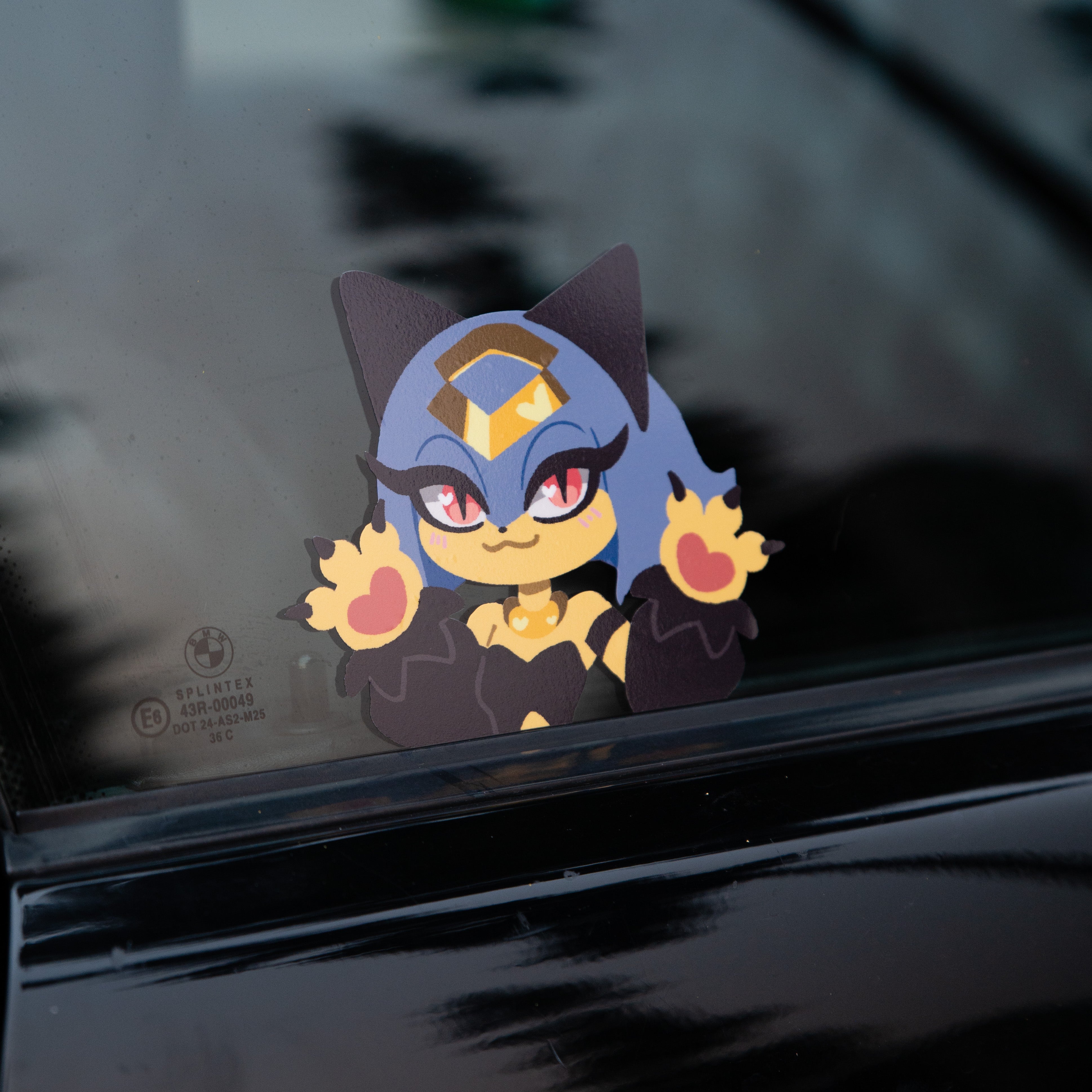 Sekhmet Peeker Sticker
