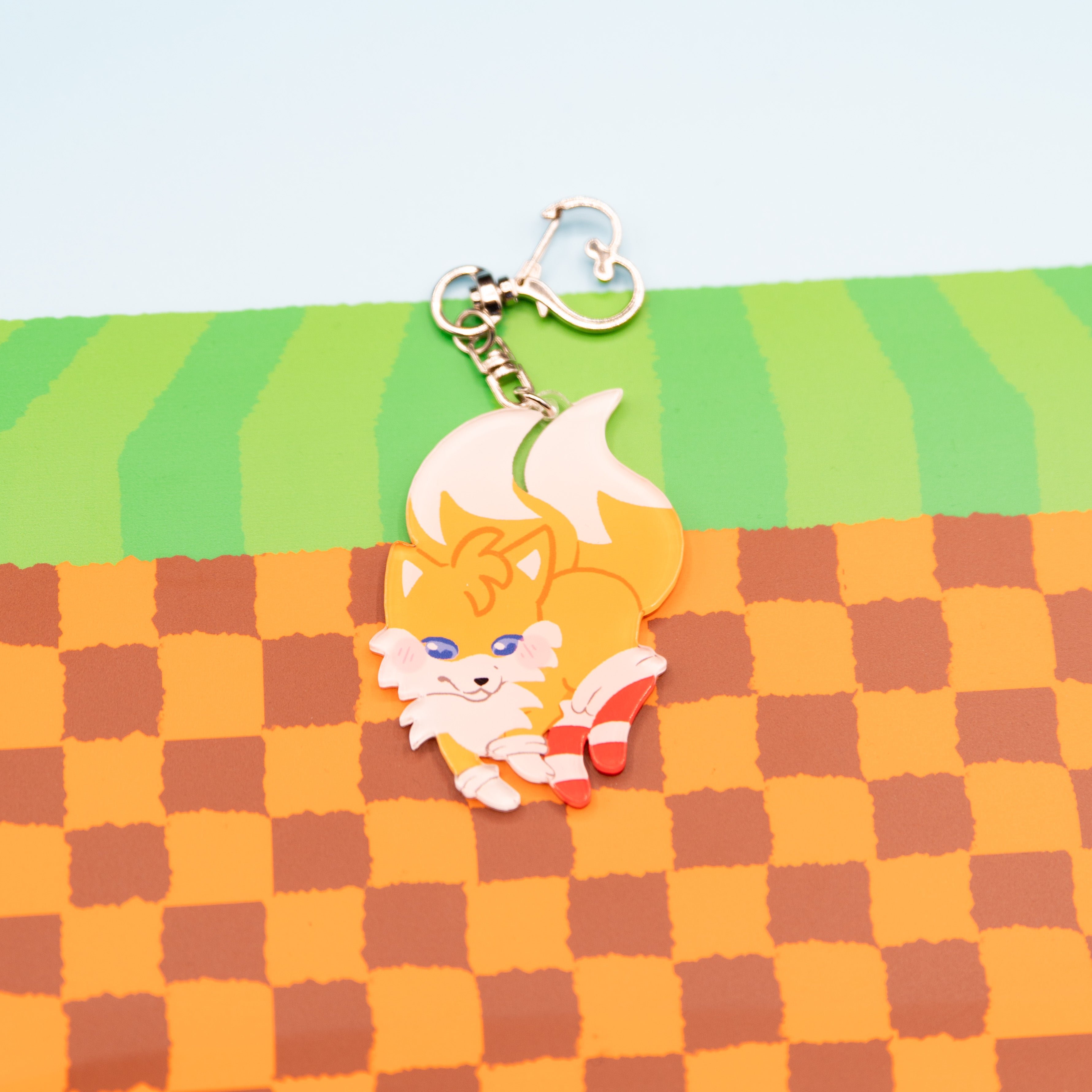 Sanic Fan Acrylic Charms