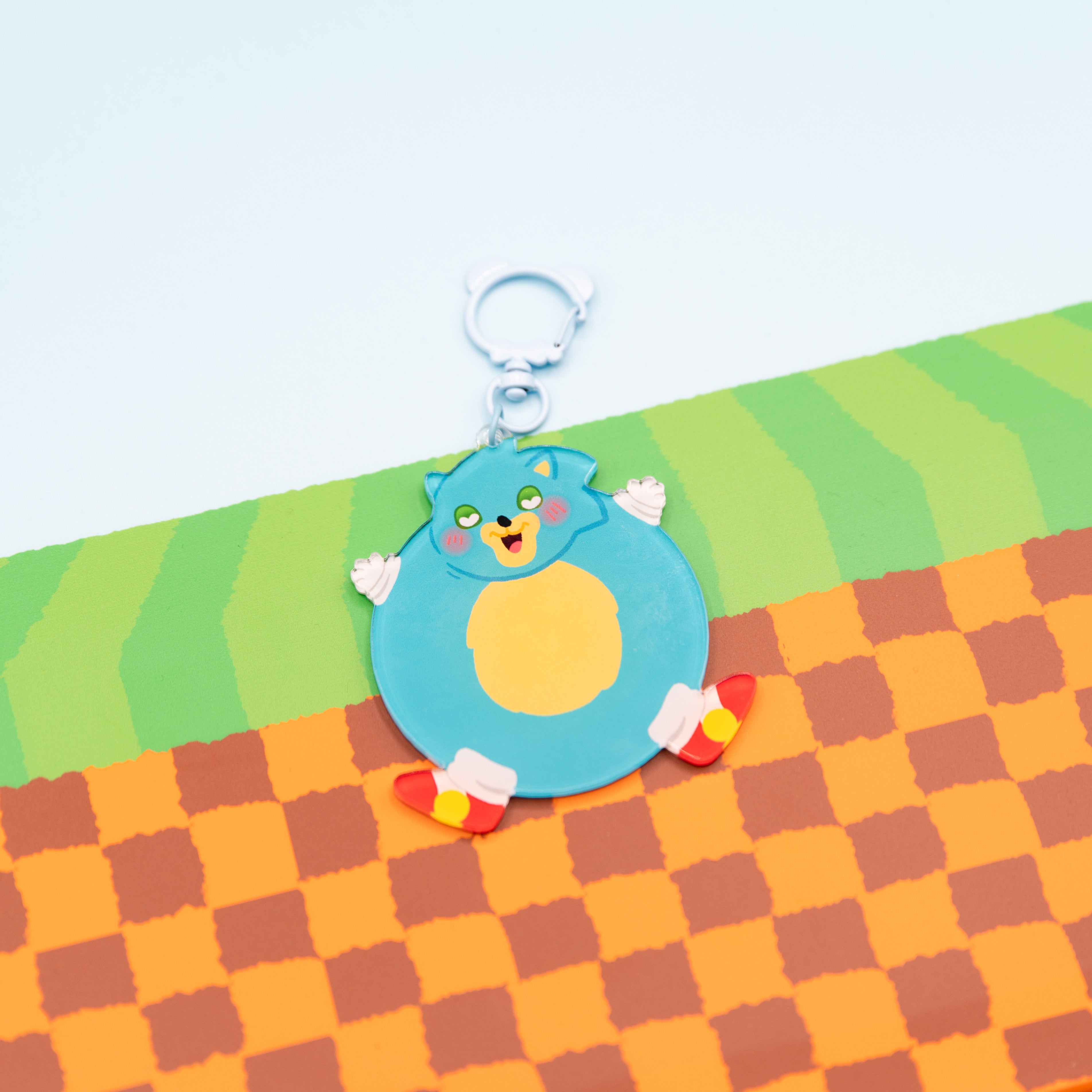 Sanic Fan Acrylic Charms