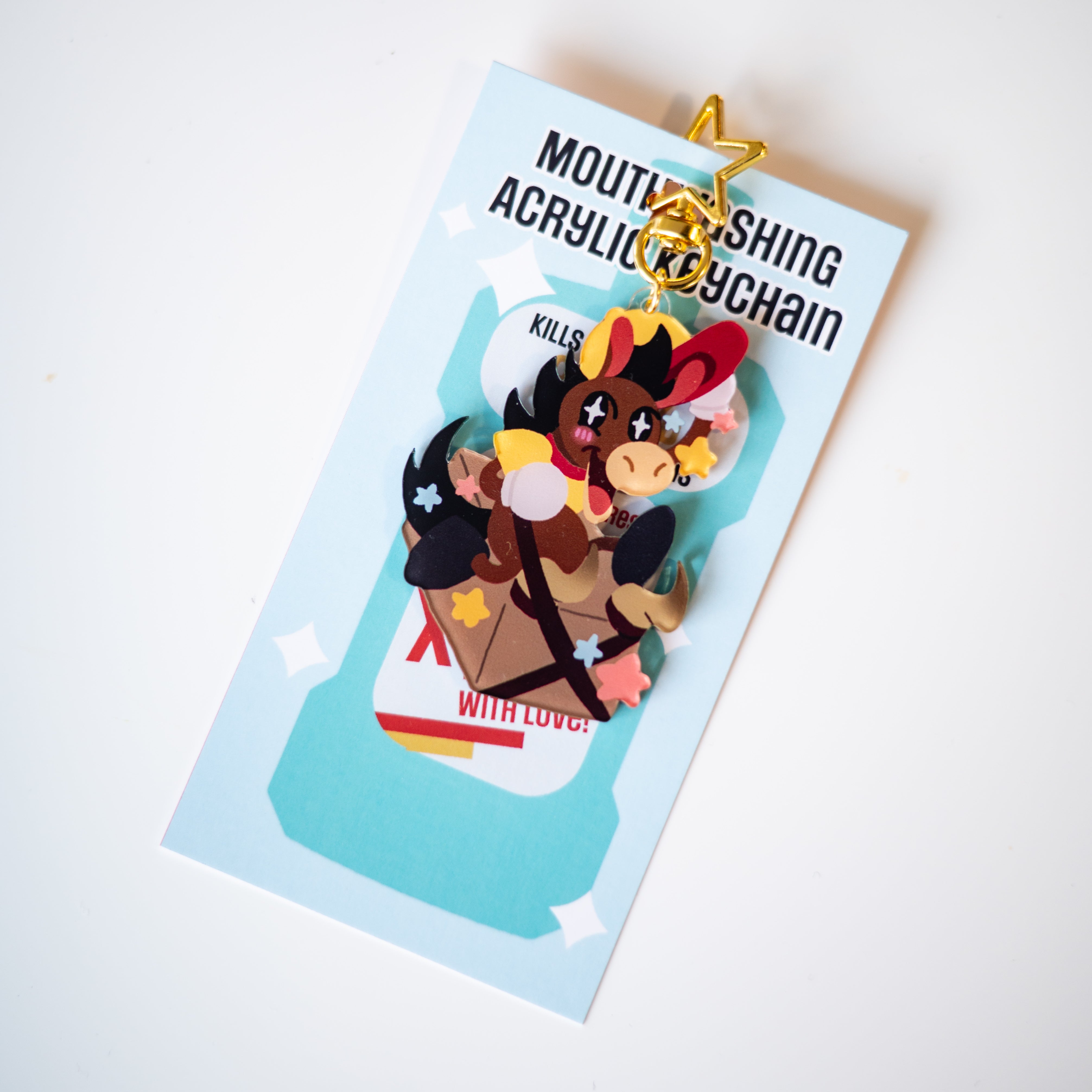 Polle Mouthwashing Keychain