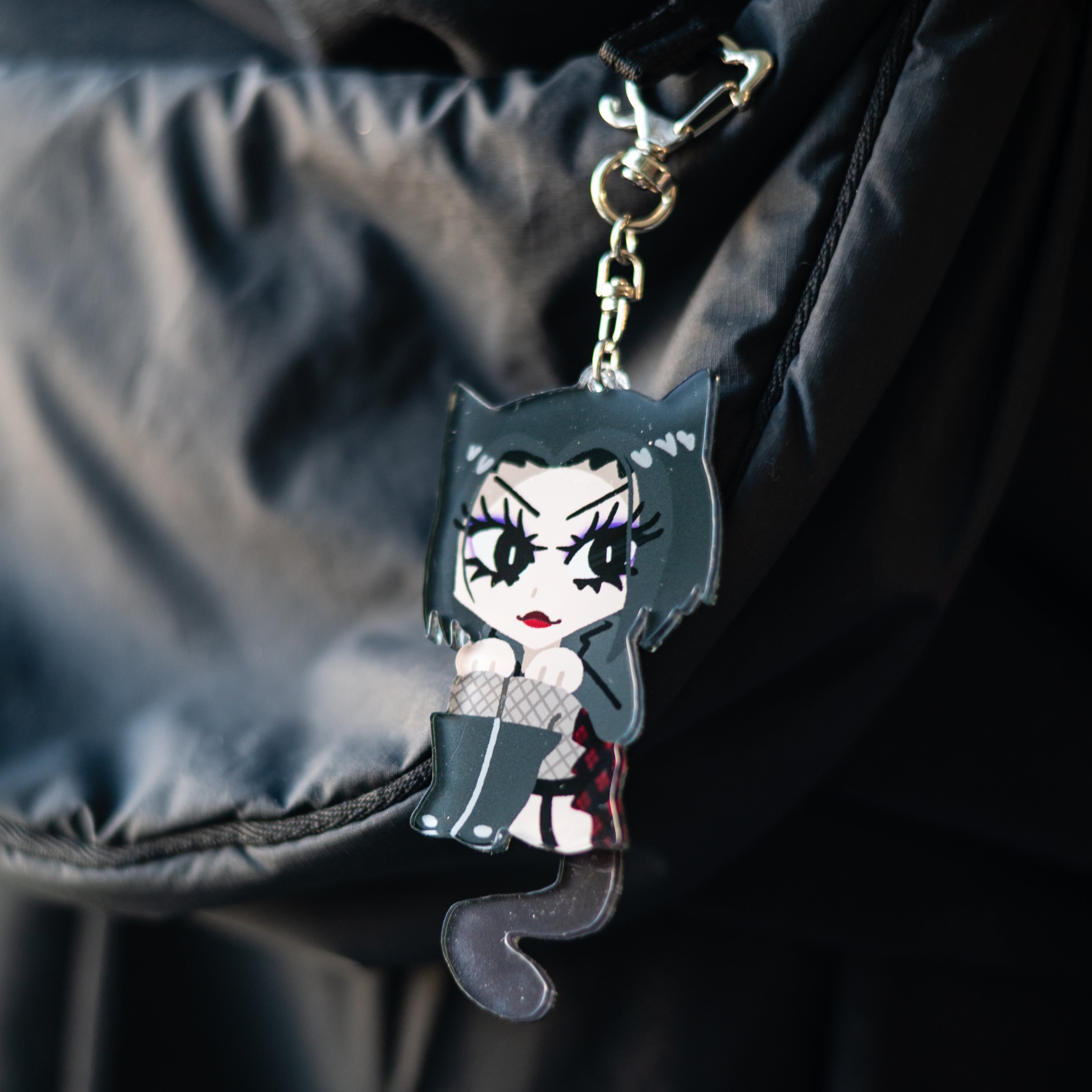 Nana Cat Wagging Keychain