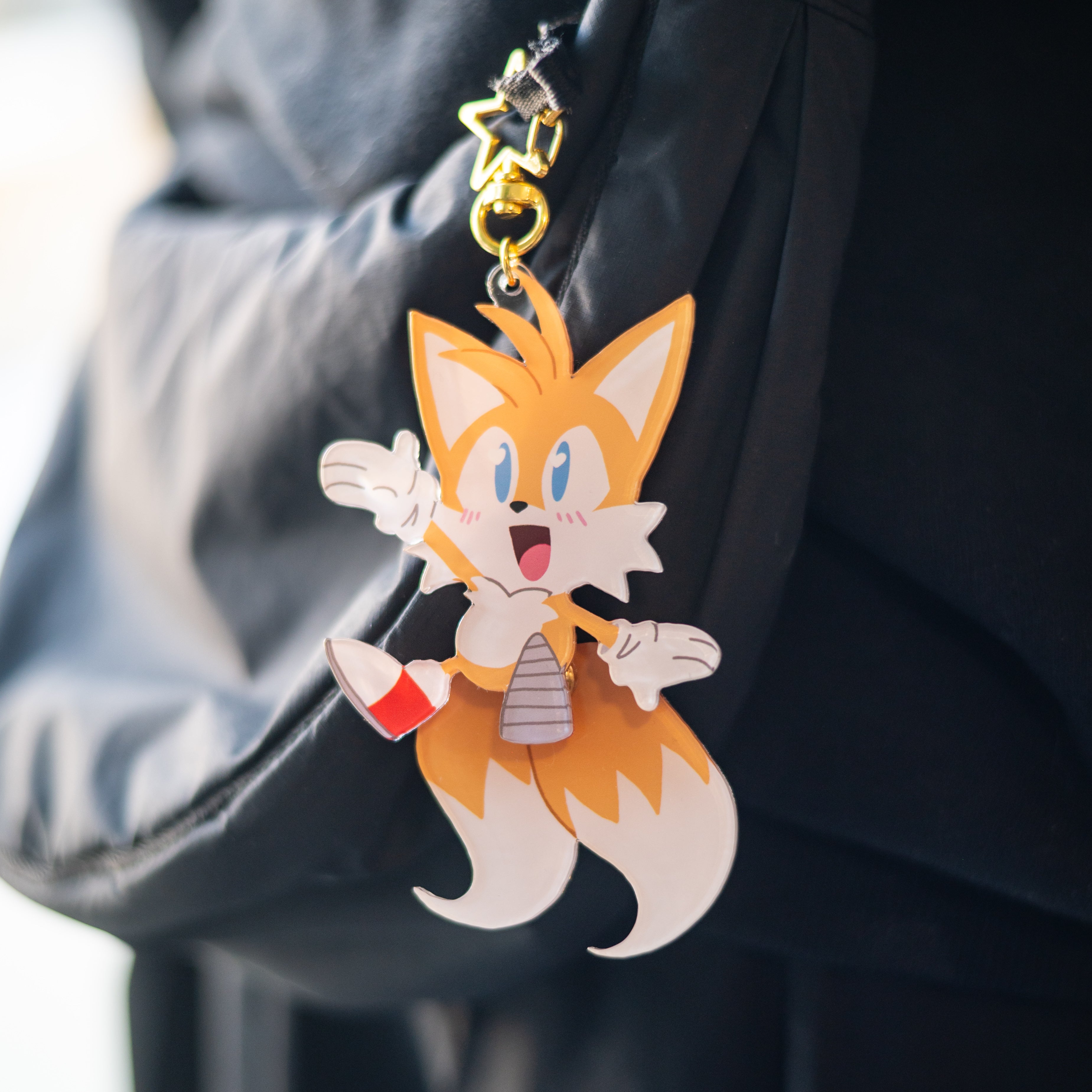 Tails Wagging Keychain