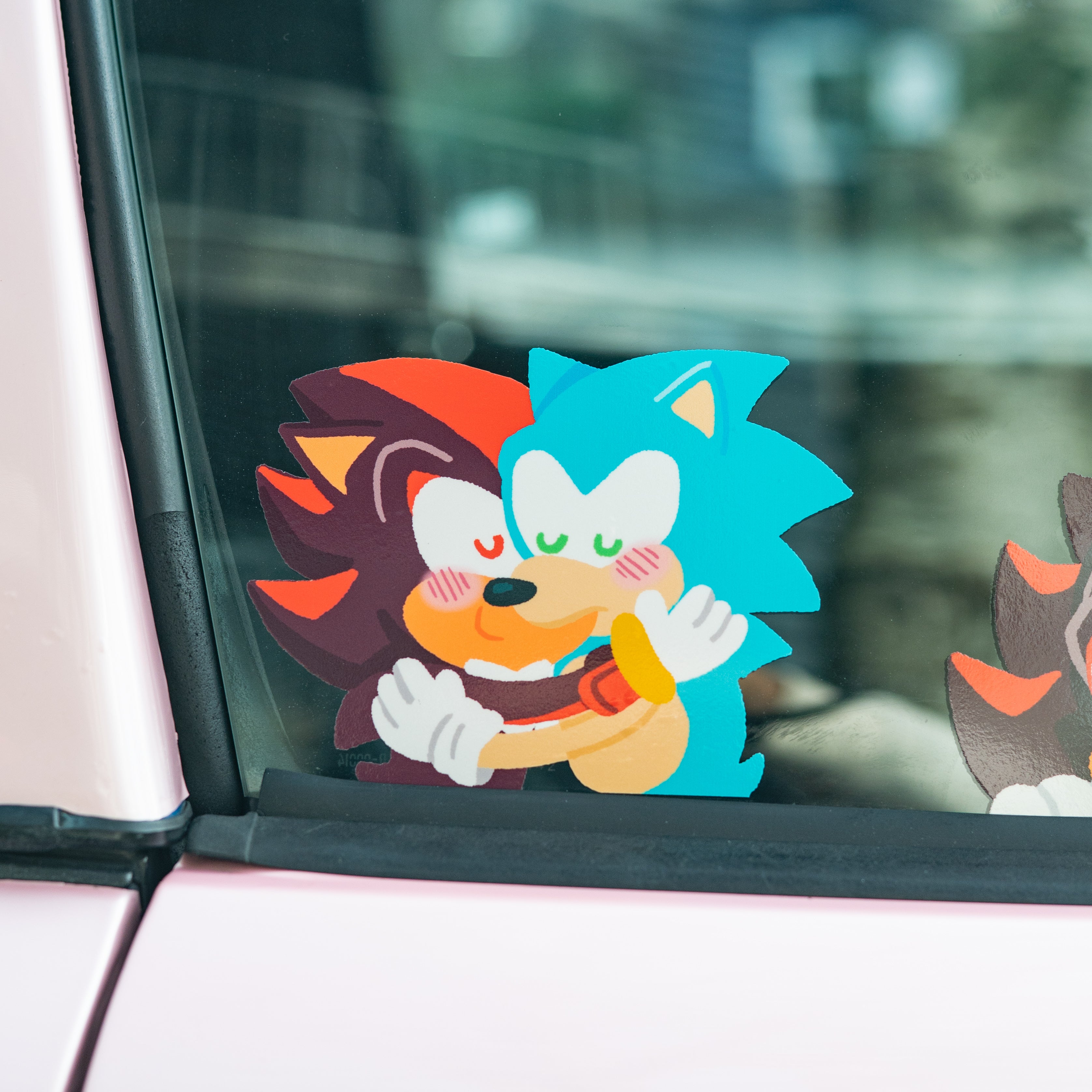 Sonic x Shadow Peeking Sticker