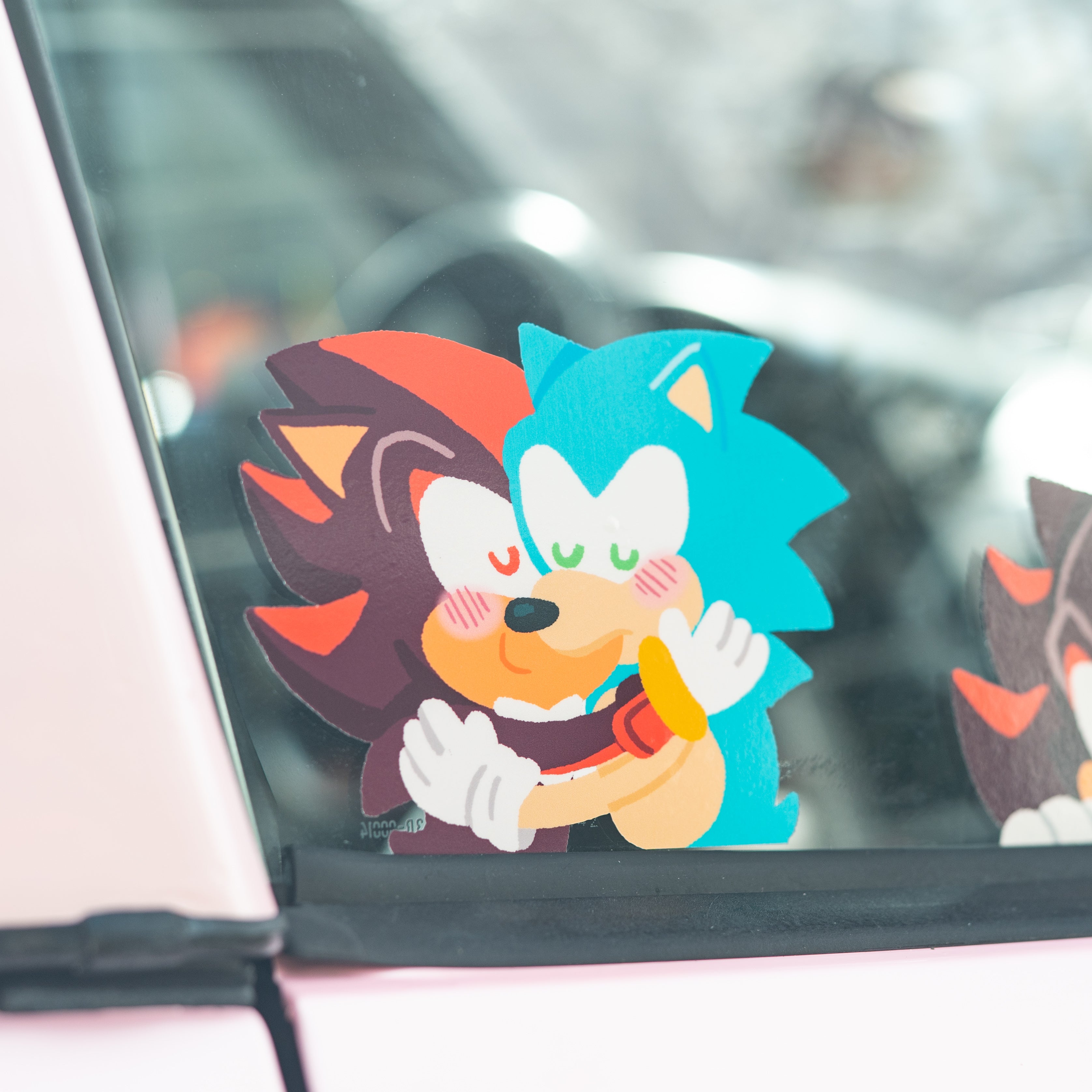 Sonic x Shadow Peeking Sticker