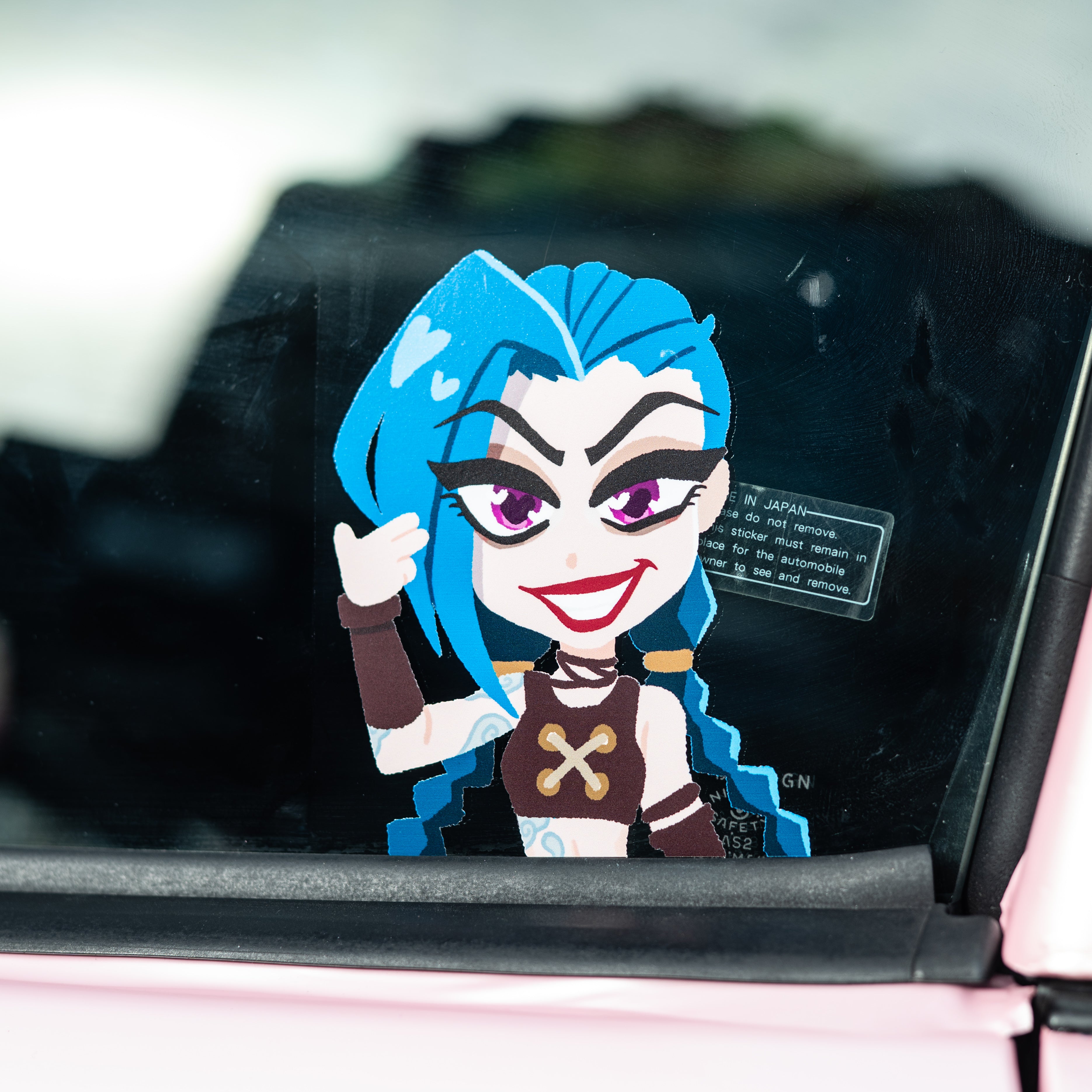 Jinx Peeking Sticker