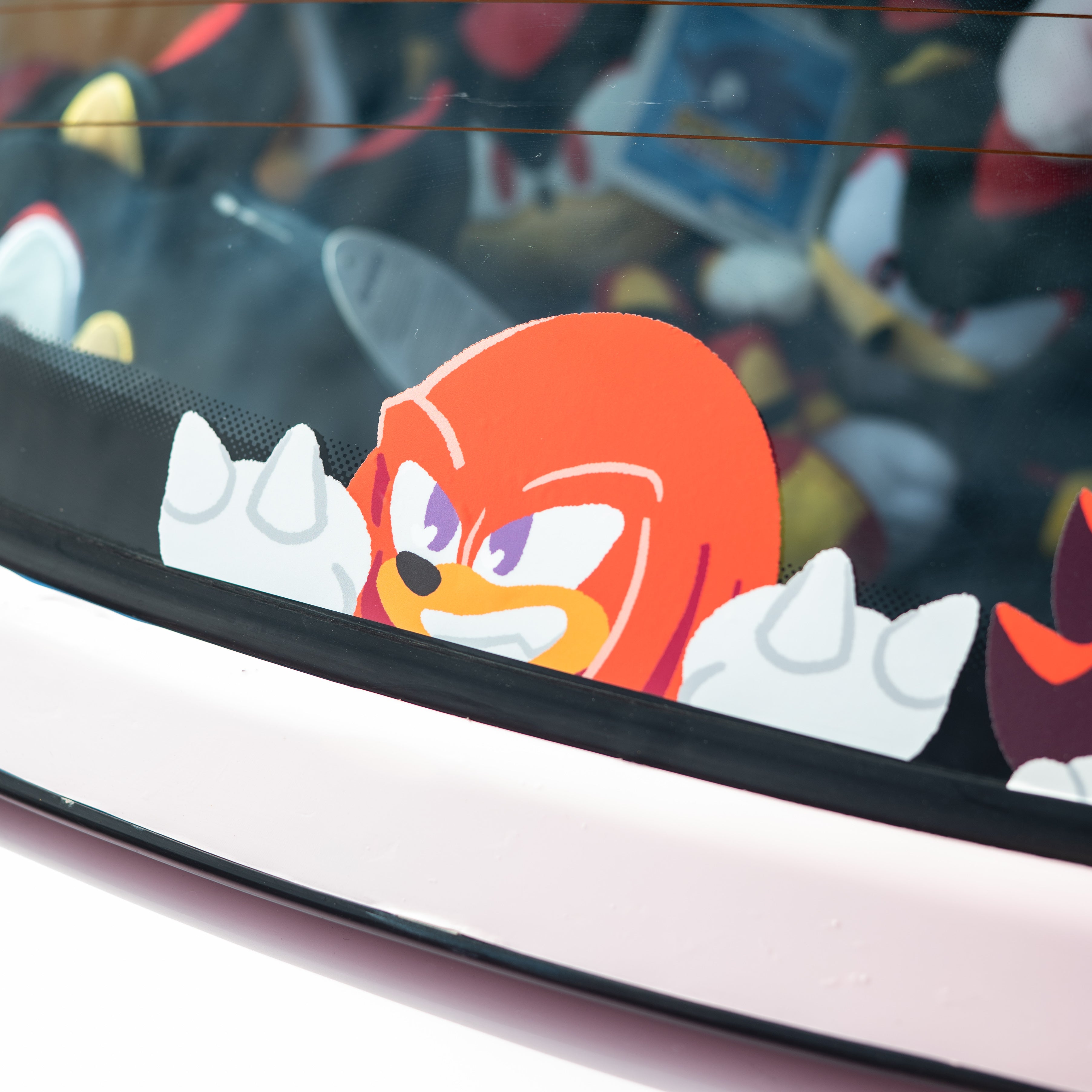Knuckles Peeking Sticker