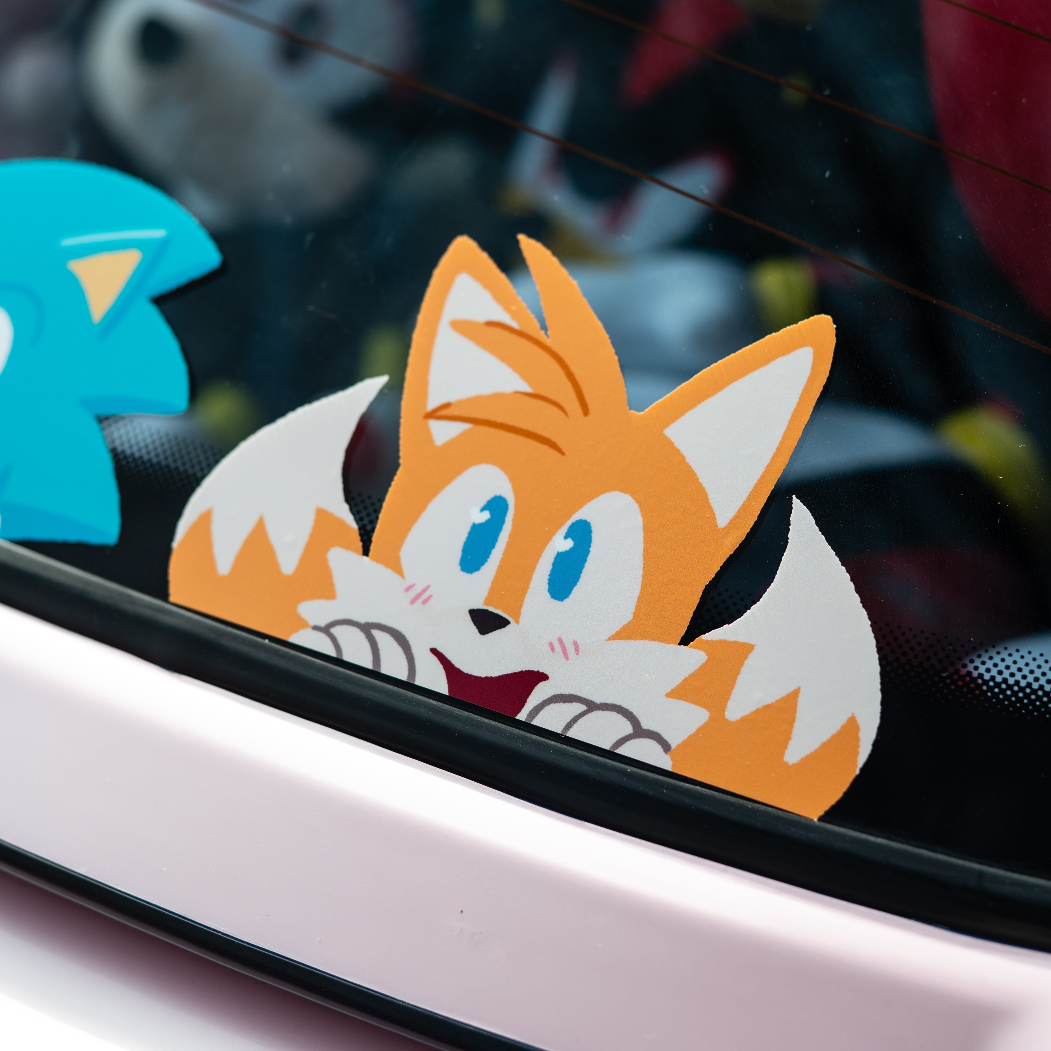 Tails Peeking Sticker