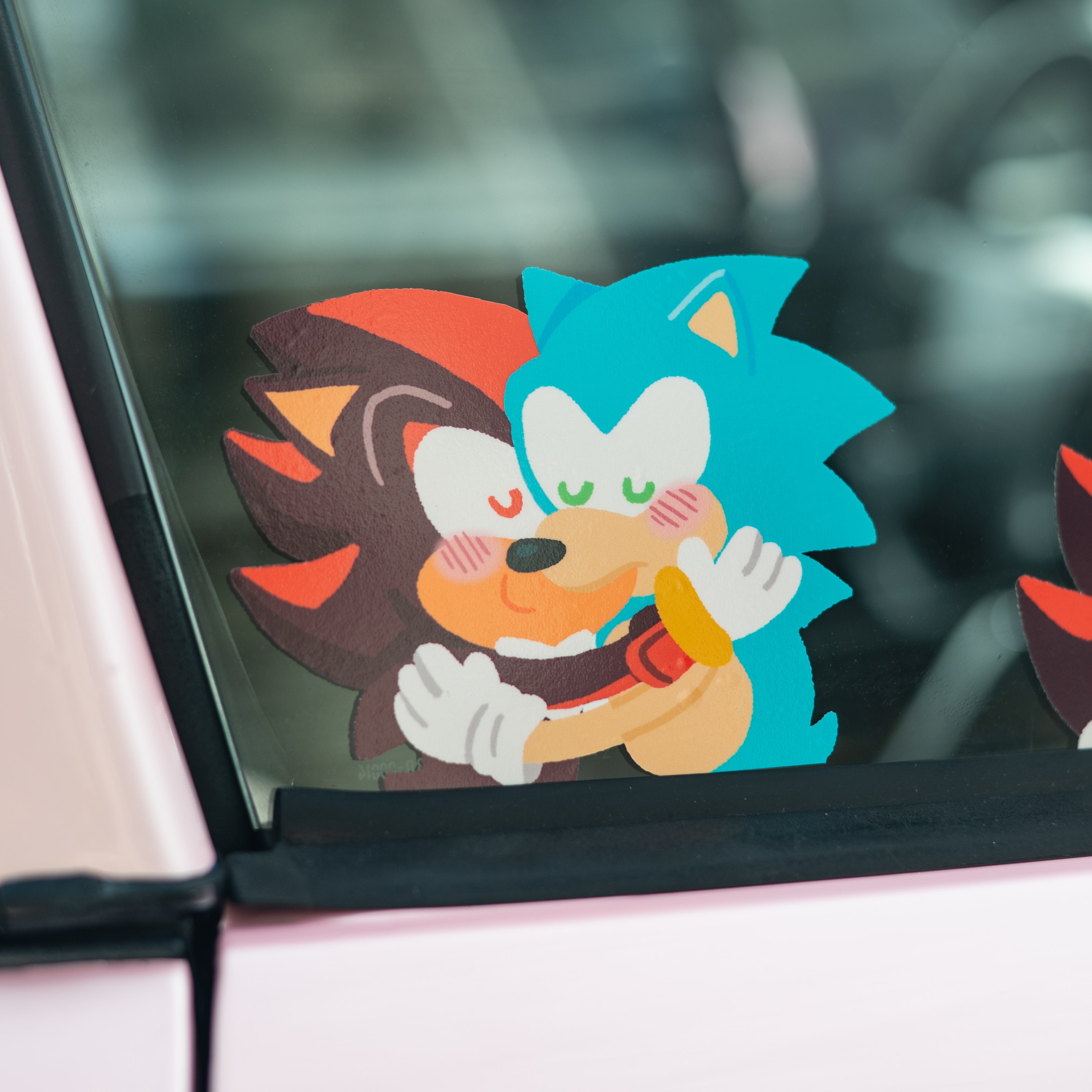Sonic x Shadow Peeking Sticker