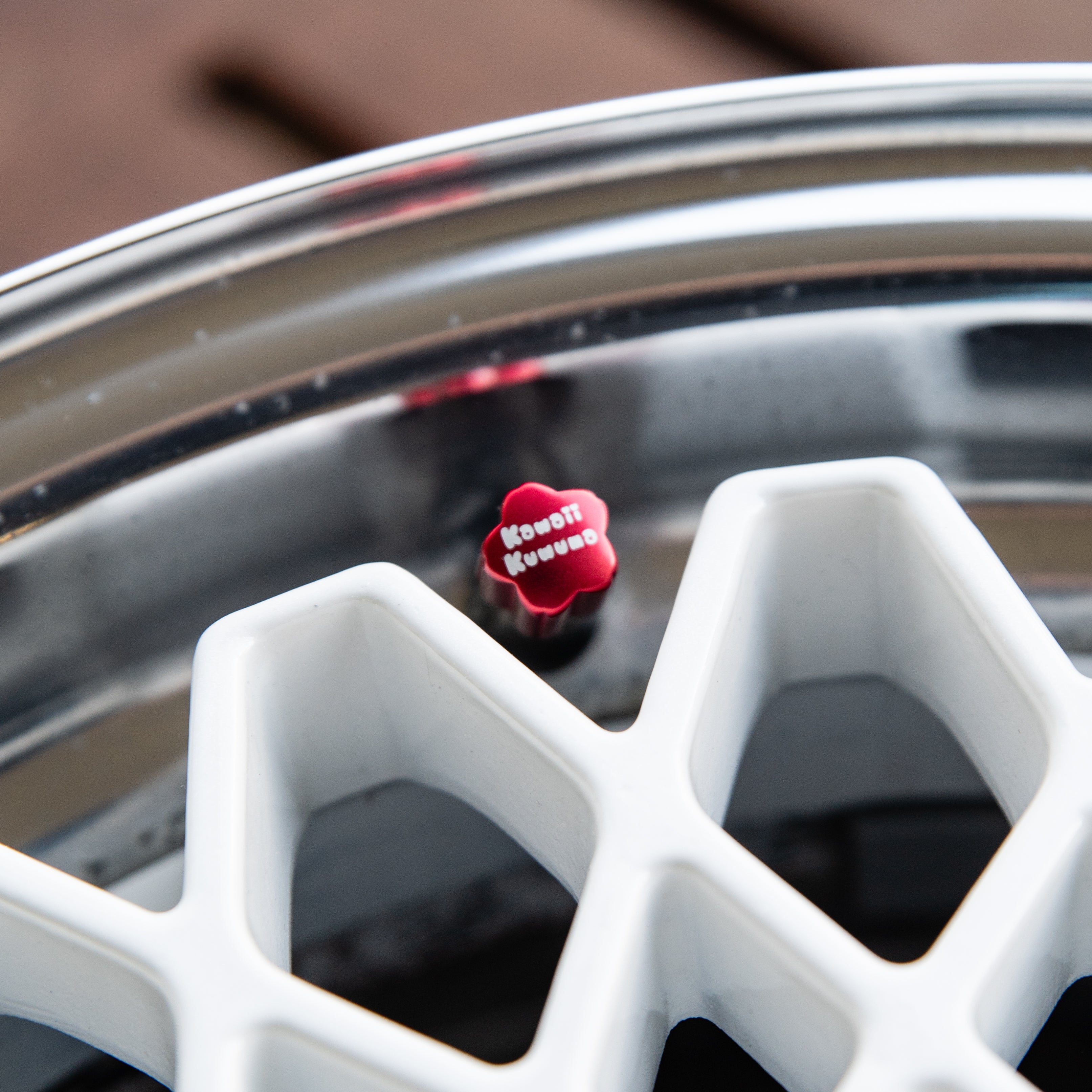 Cherry Blossom Shaped Valve Stem Caps