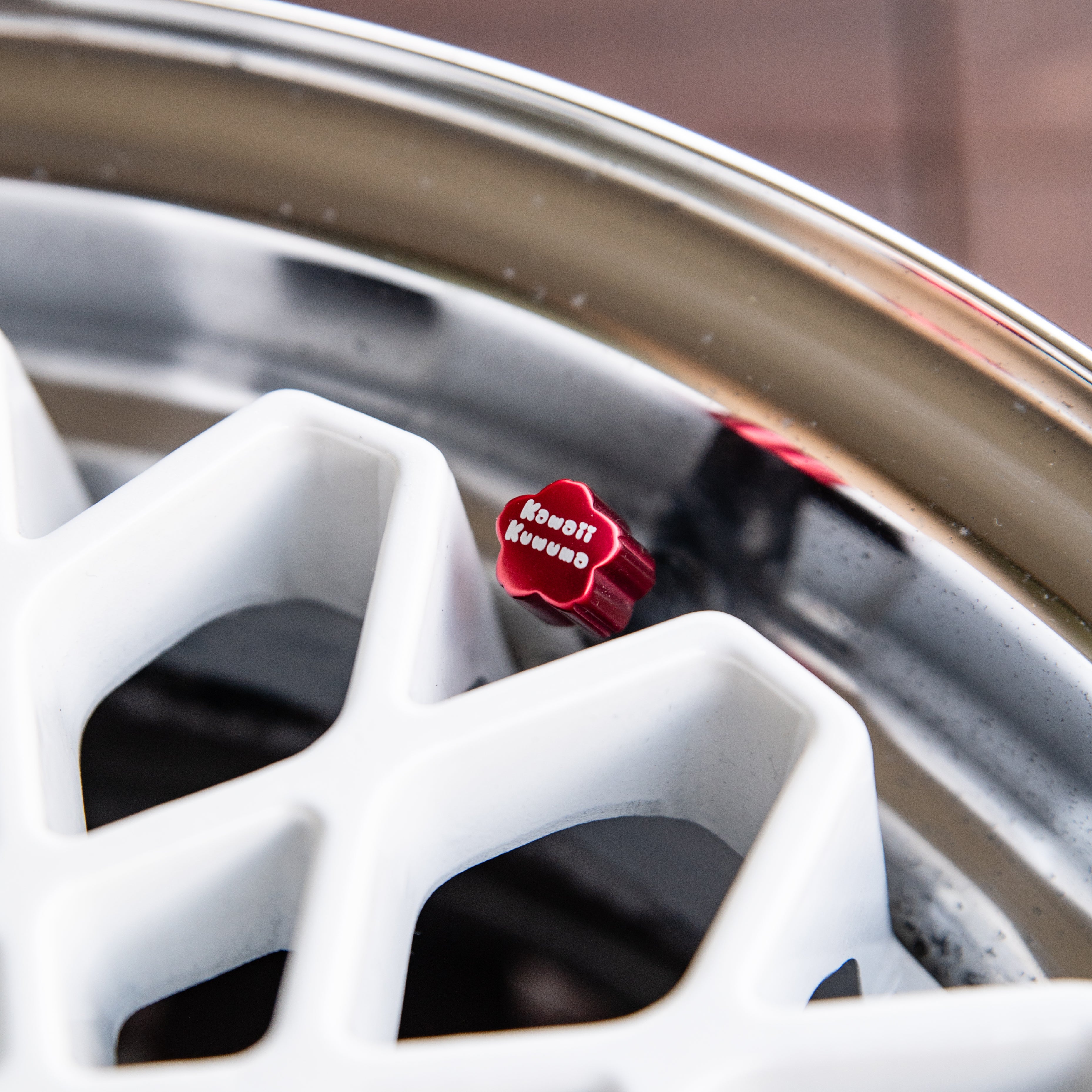 Cherry Blossom Shaped Valve Stem Caps