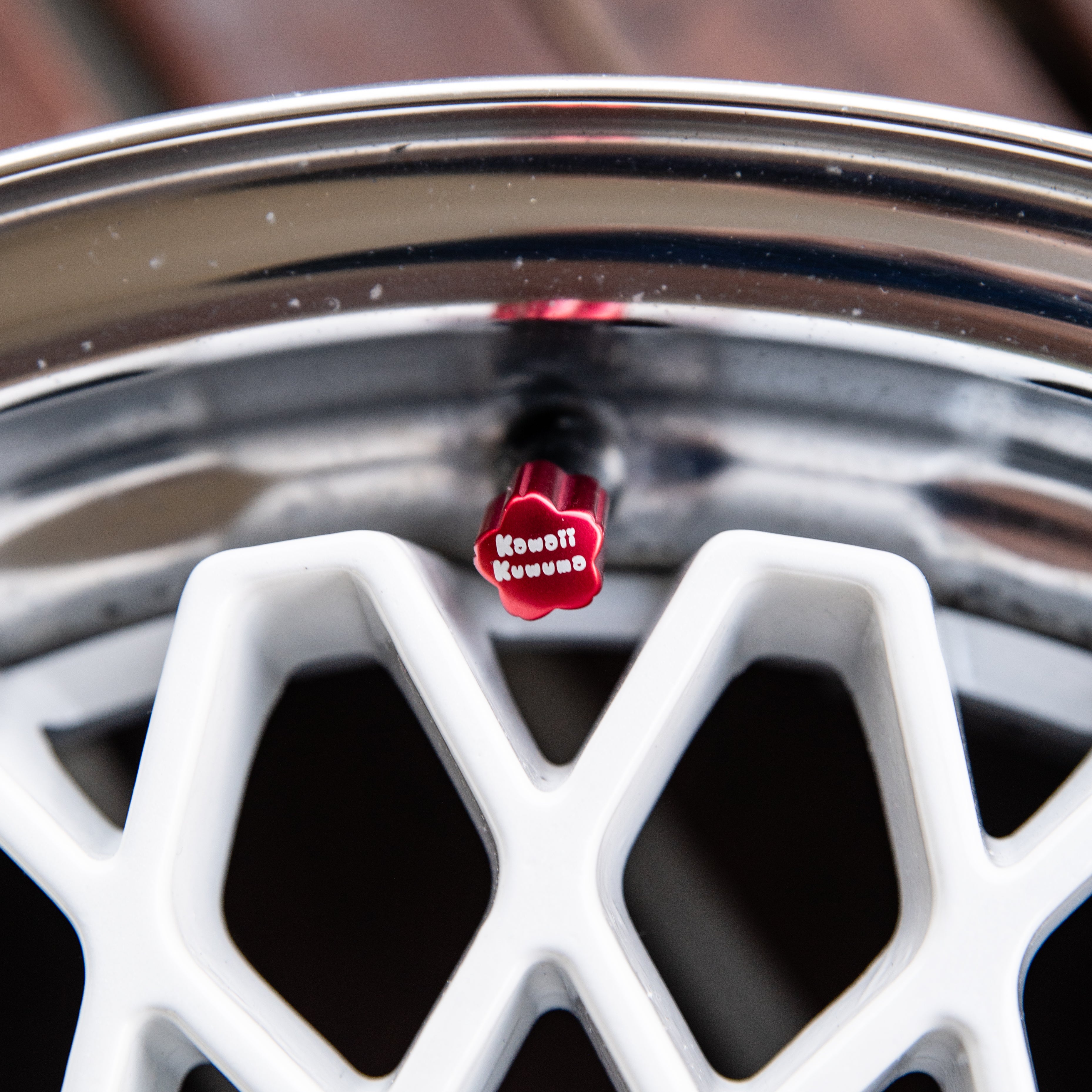 Cherry Blossom Shaped Valve Stem Caps