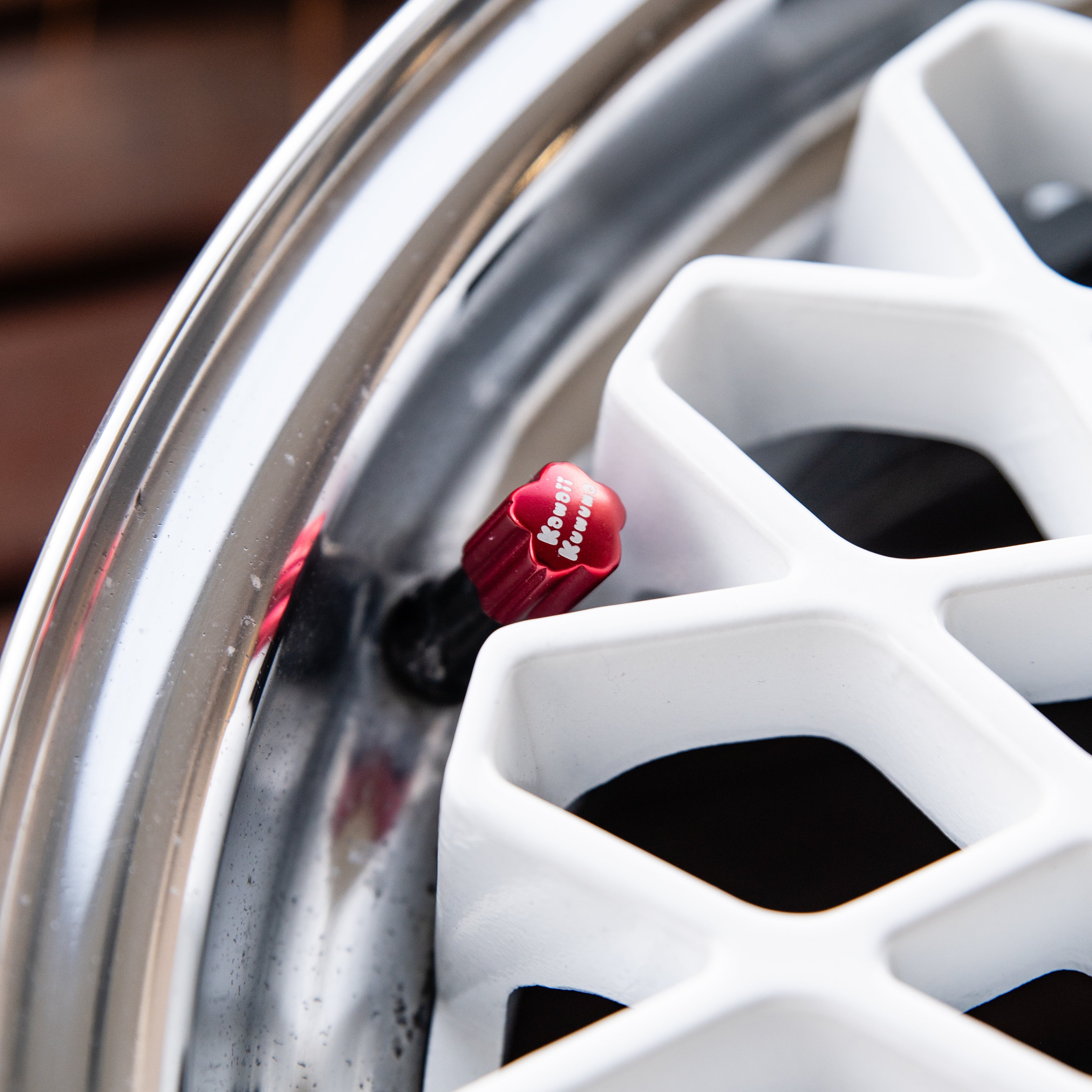 Cherry Blossom Shaped Valve Stem Caps