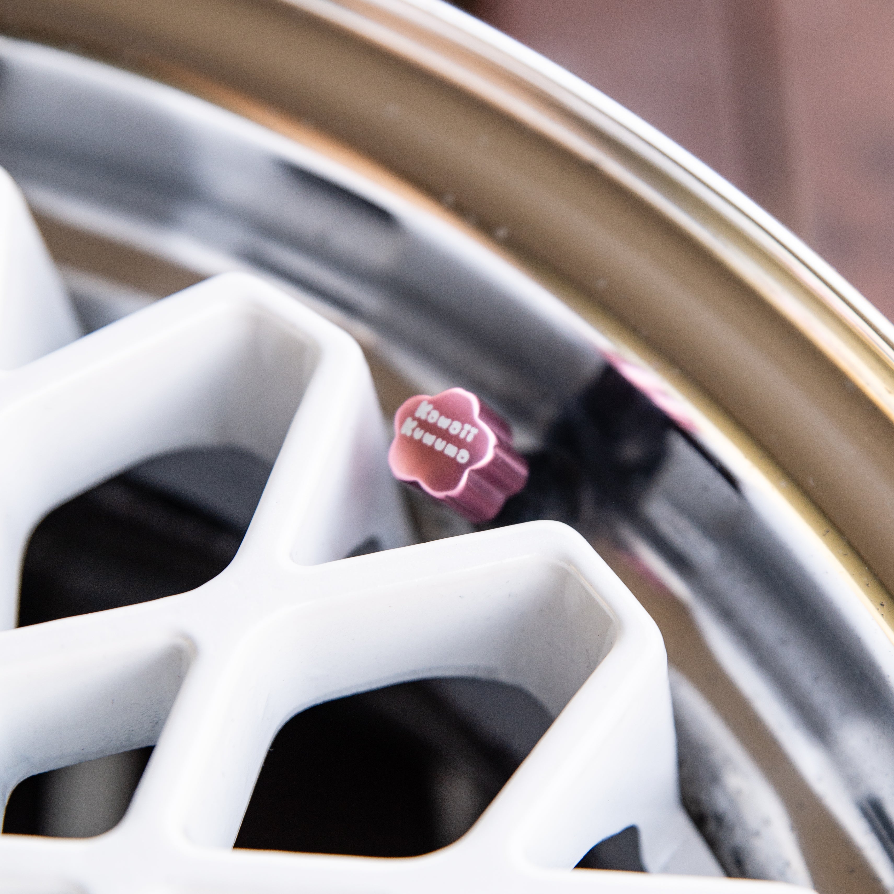 Cherry Blossom Shaped Valve Stem Caps