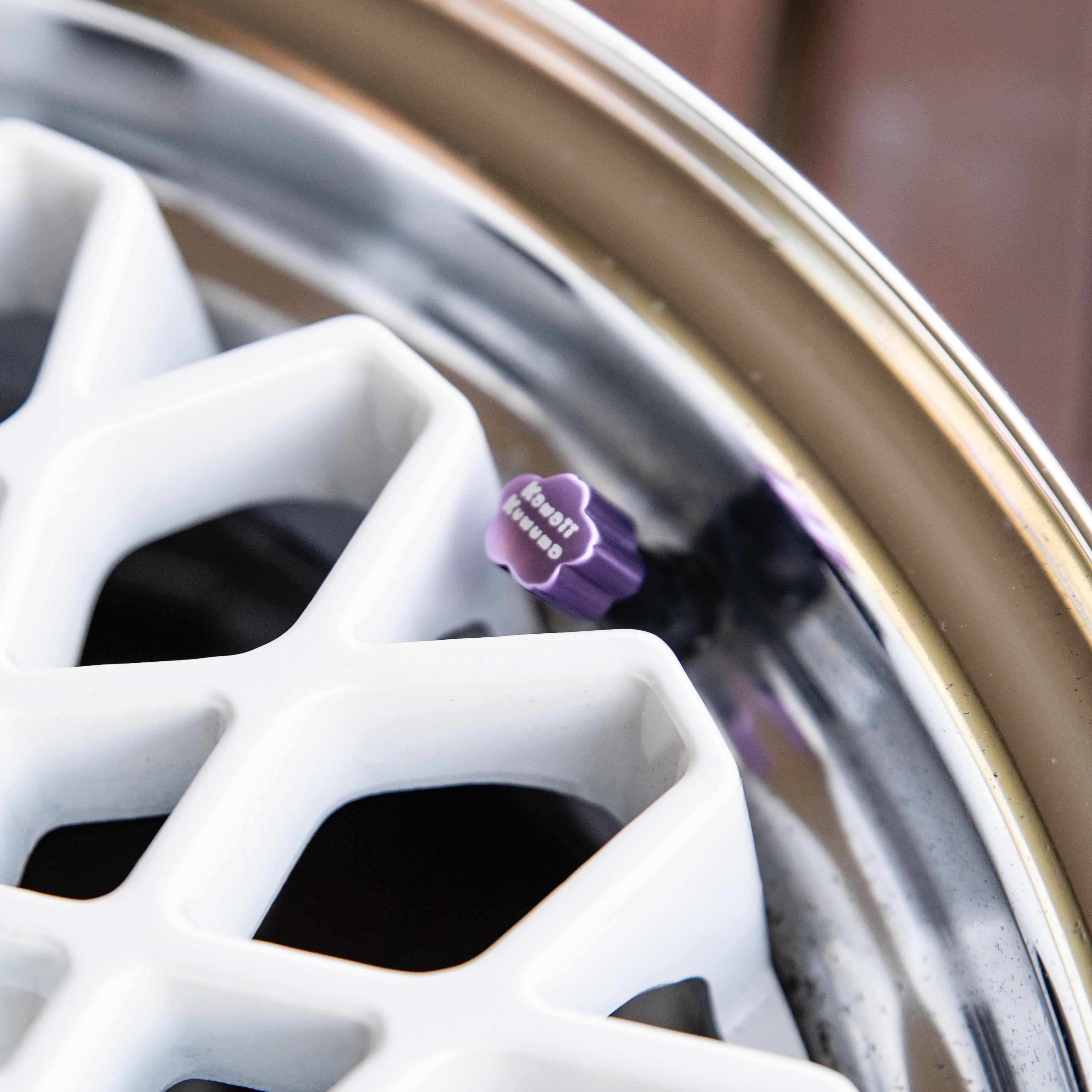 Cherry Blossom Shaped Valve Stem Caps