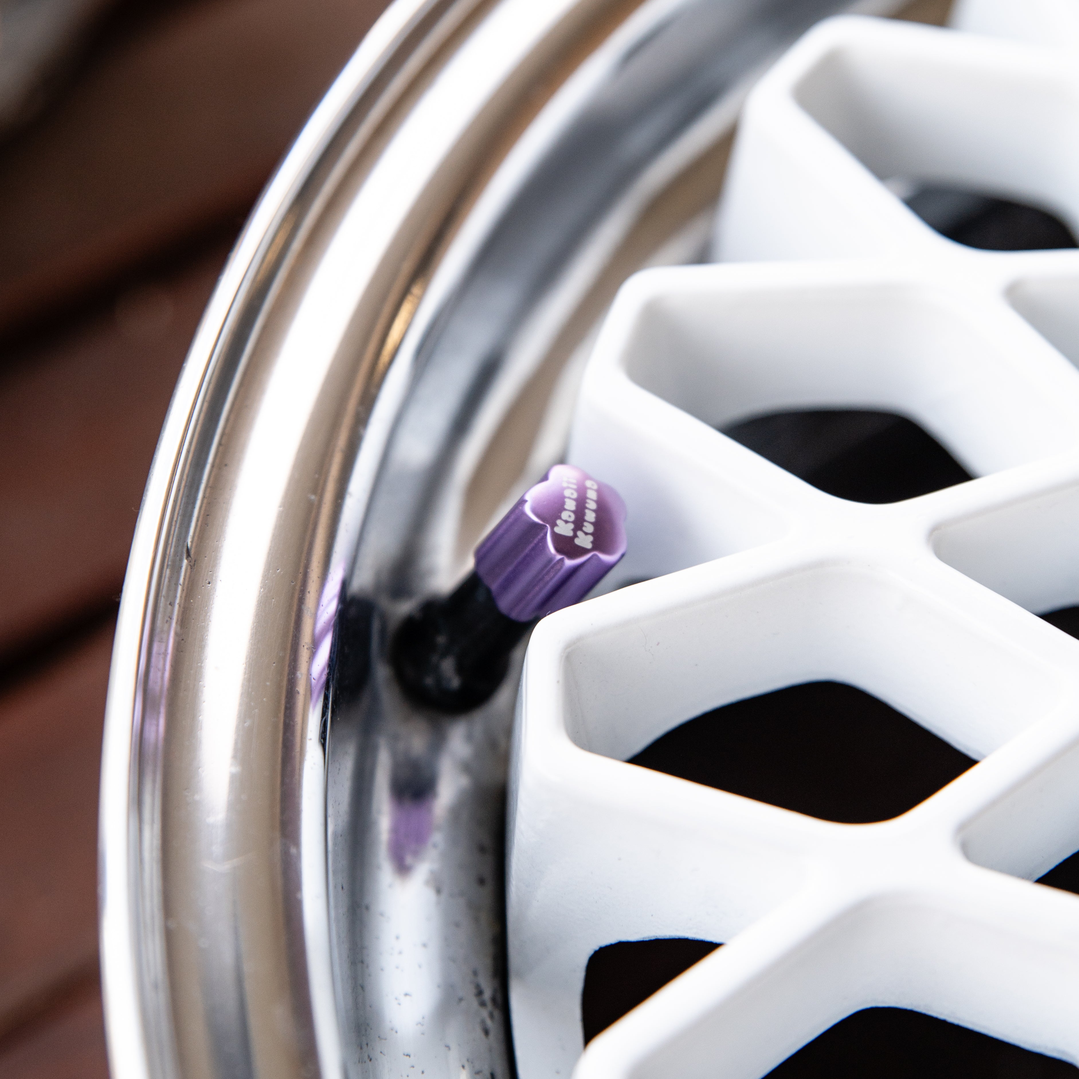 Cherry Blossom Shaped Valve Stem Caps