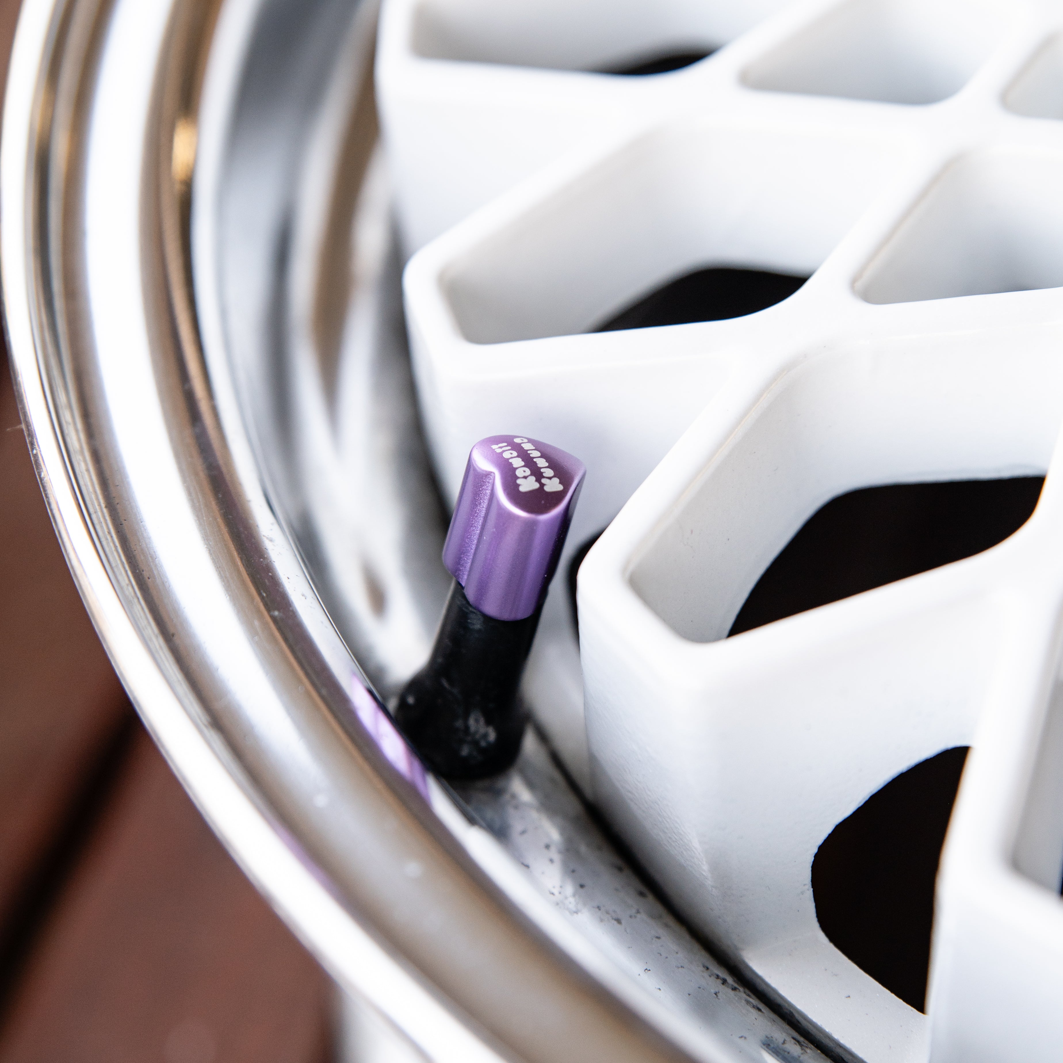 Heart Shaped Valve Stem Caps