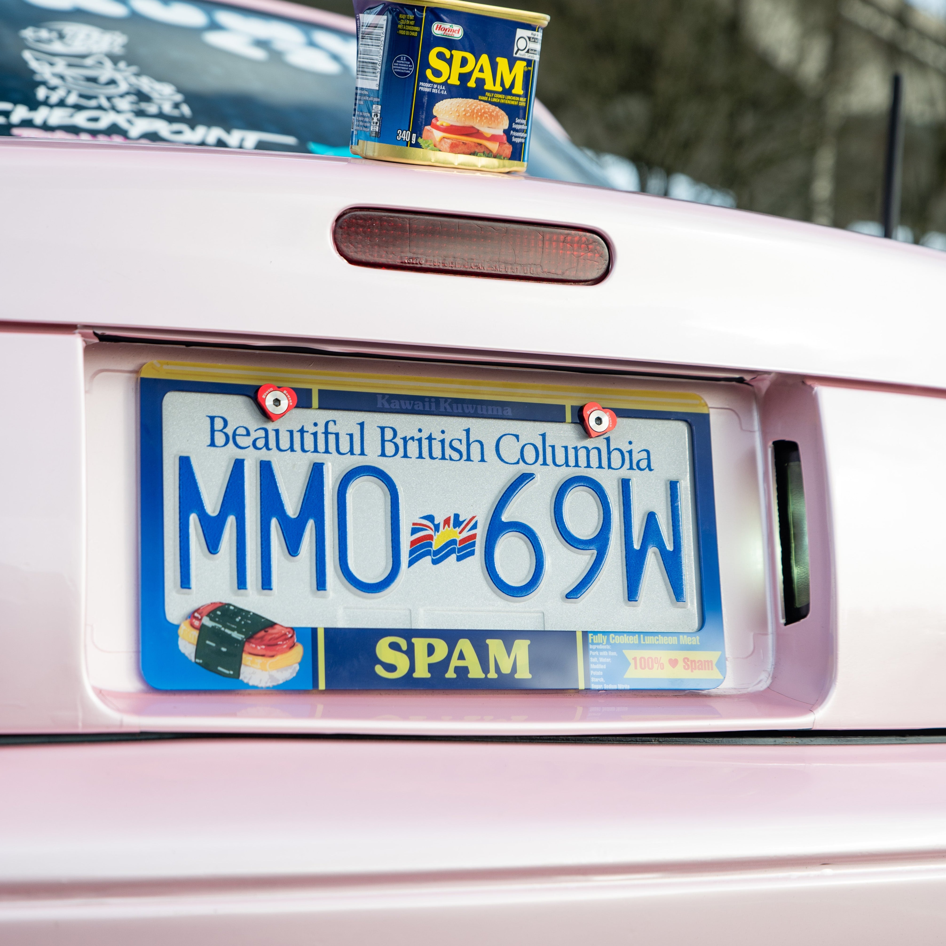 Luncheon spam License Plate Frame