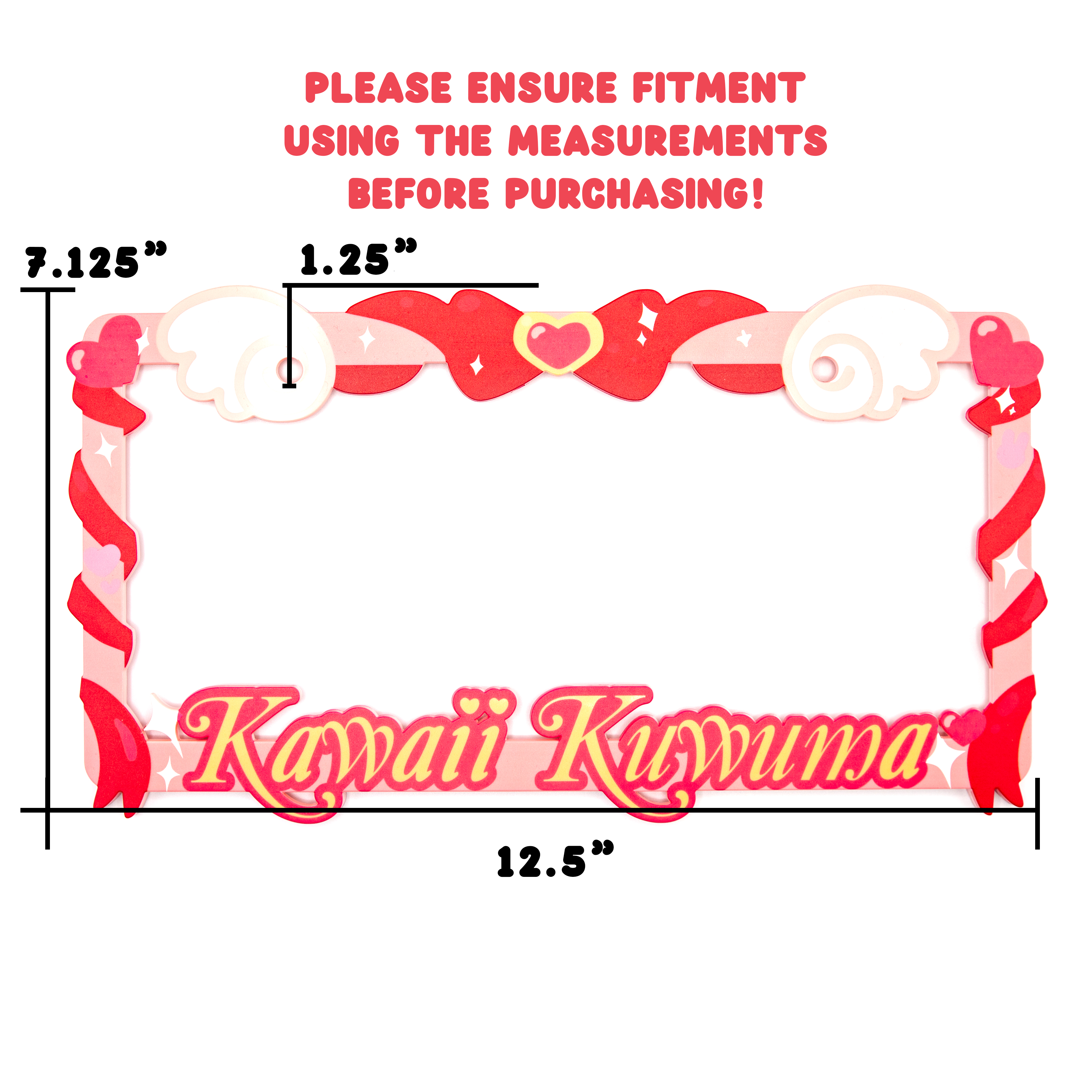 Magical License Plate Frame