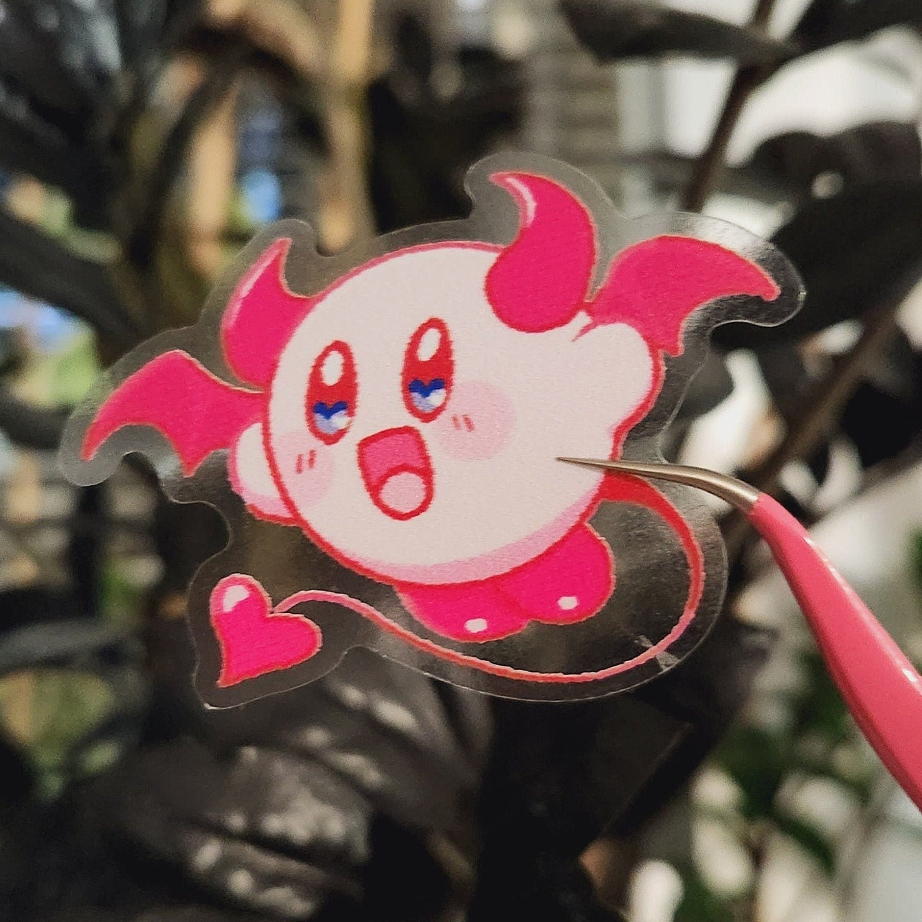 Demon Cutie Poyo Transparent Vinyl Sticker