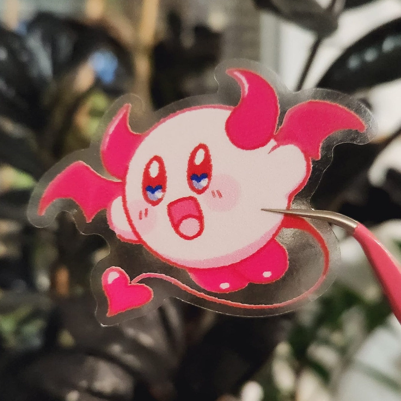 Demon Cutie Poyo Transparent Vinyl Sticker