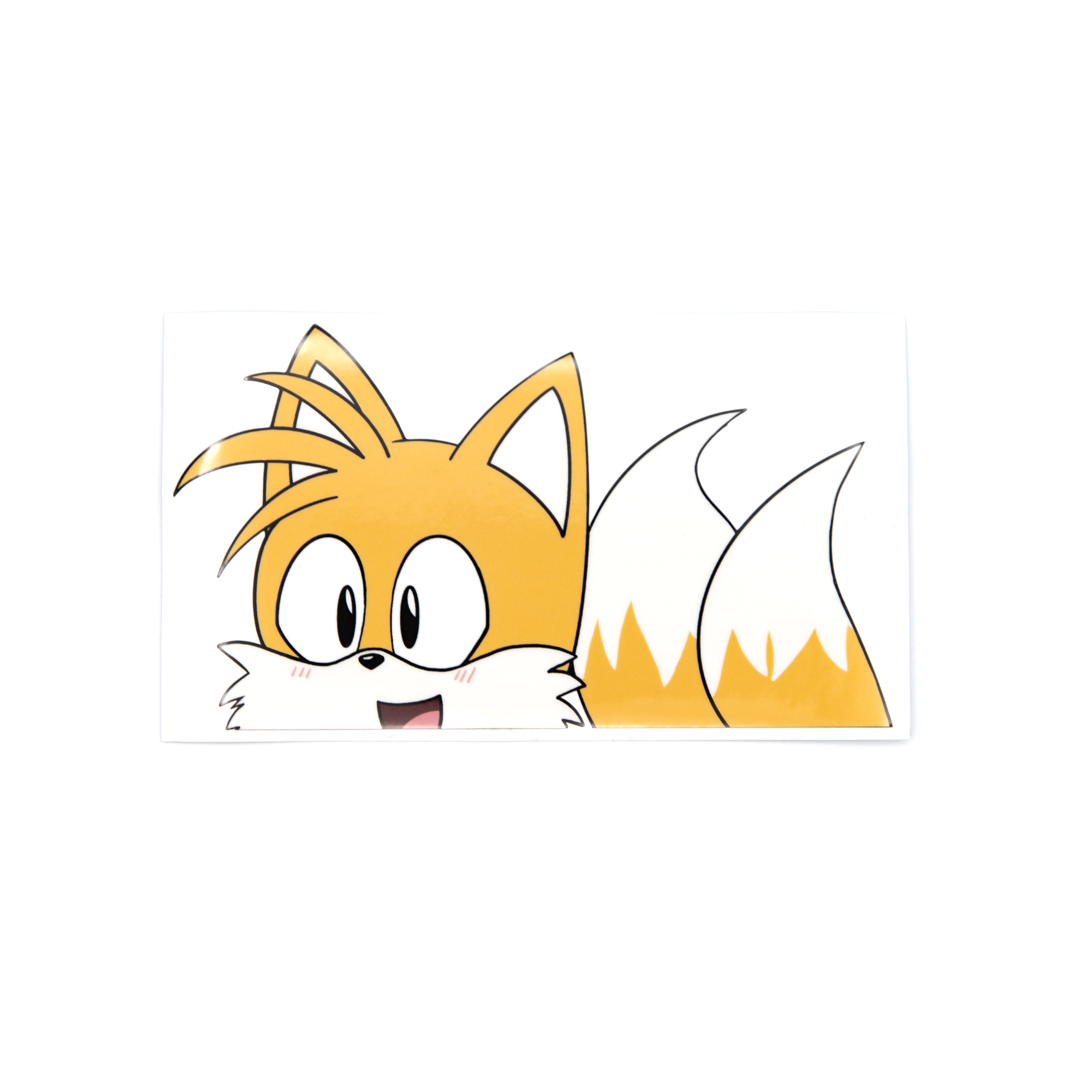 Tails Vinyl Peeking Sticker
