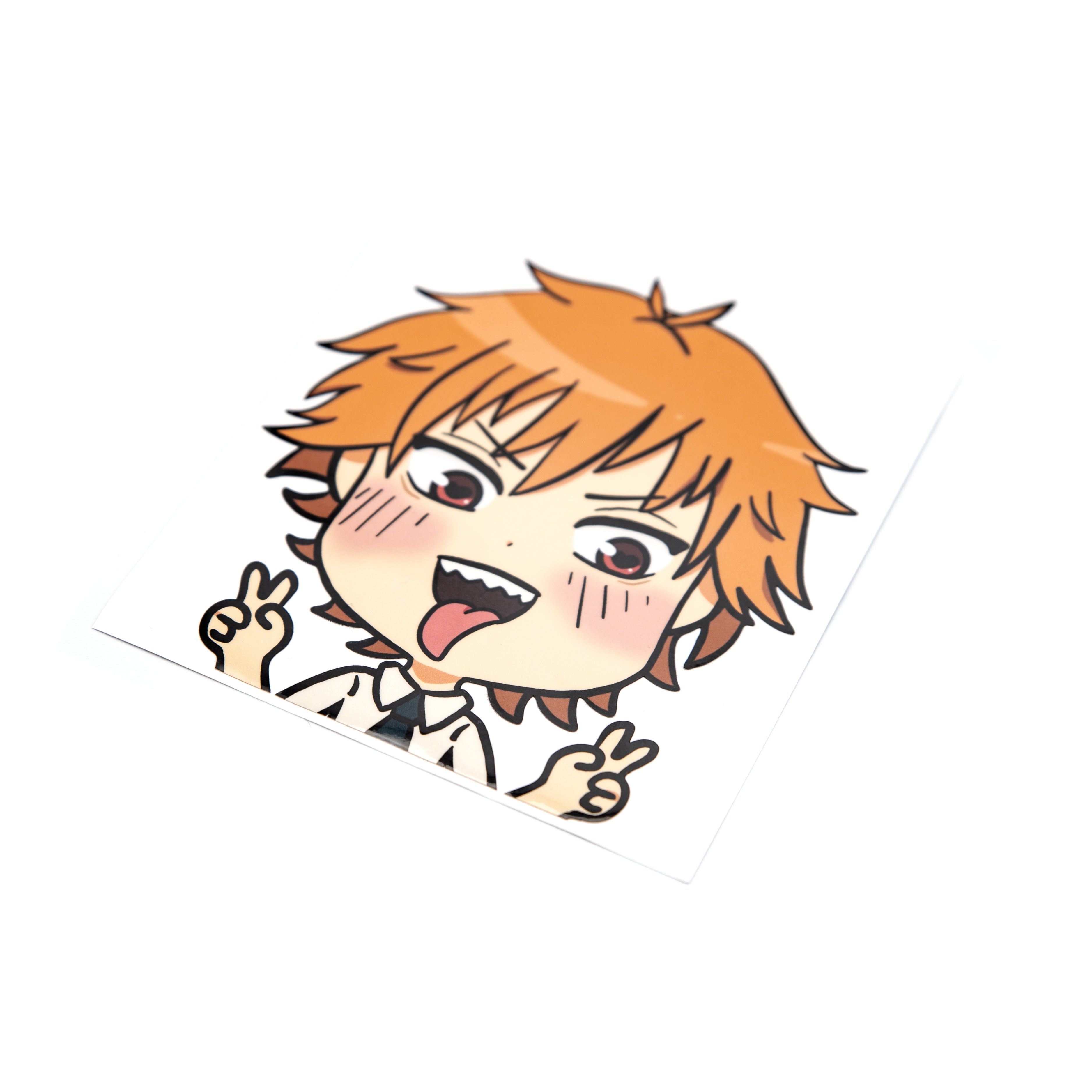 Denji Peeking Sticker