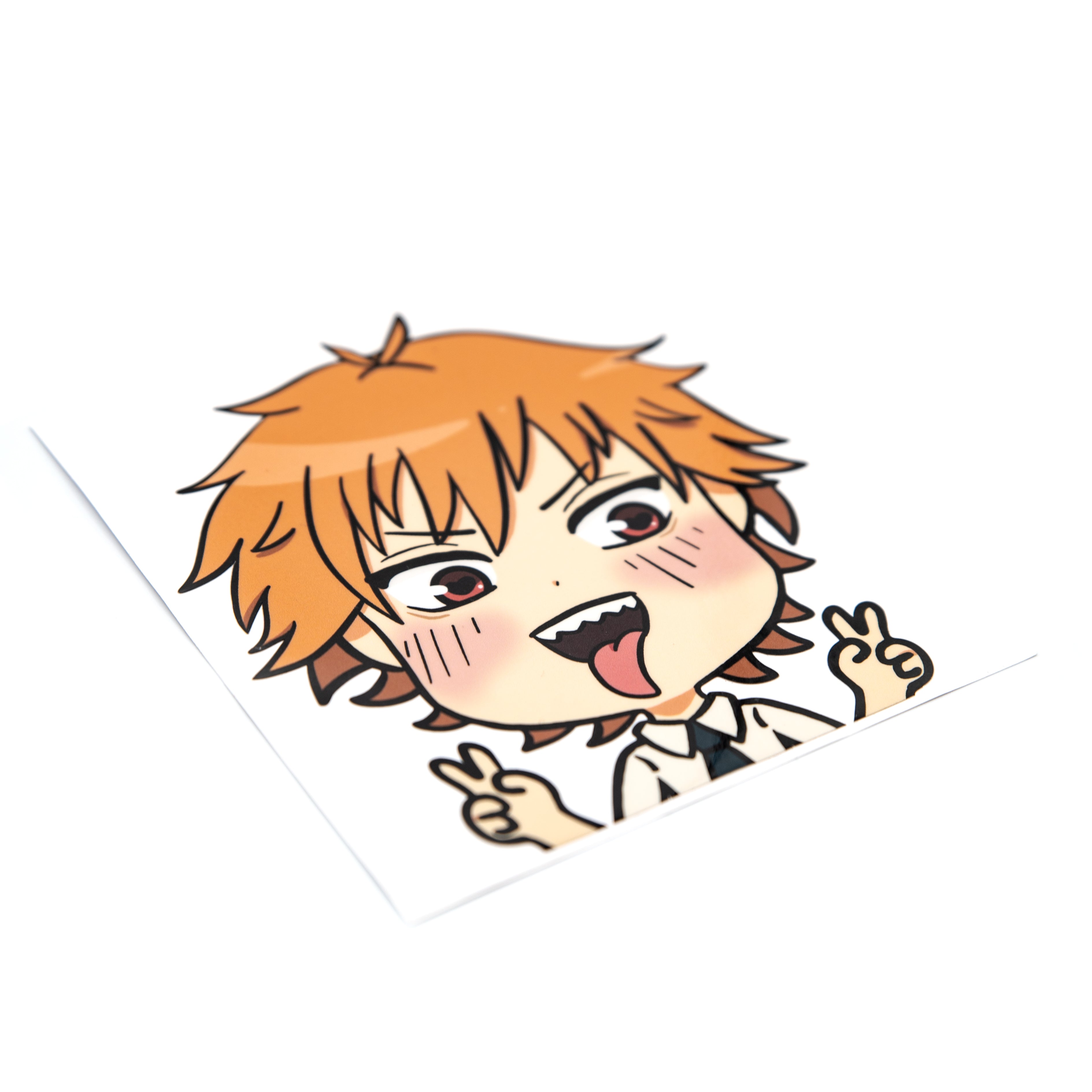 Denji Peeking Sticker