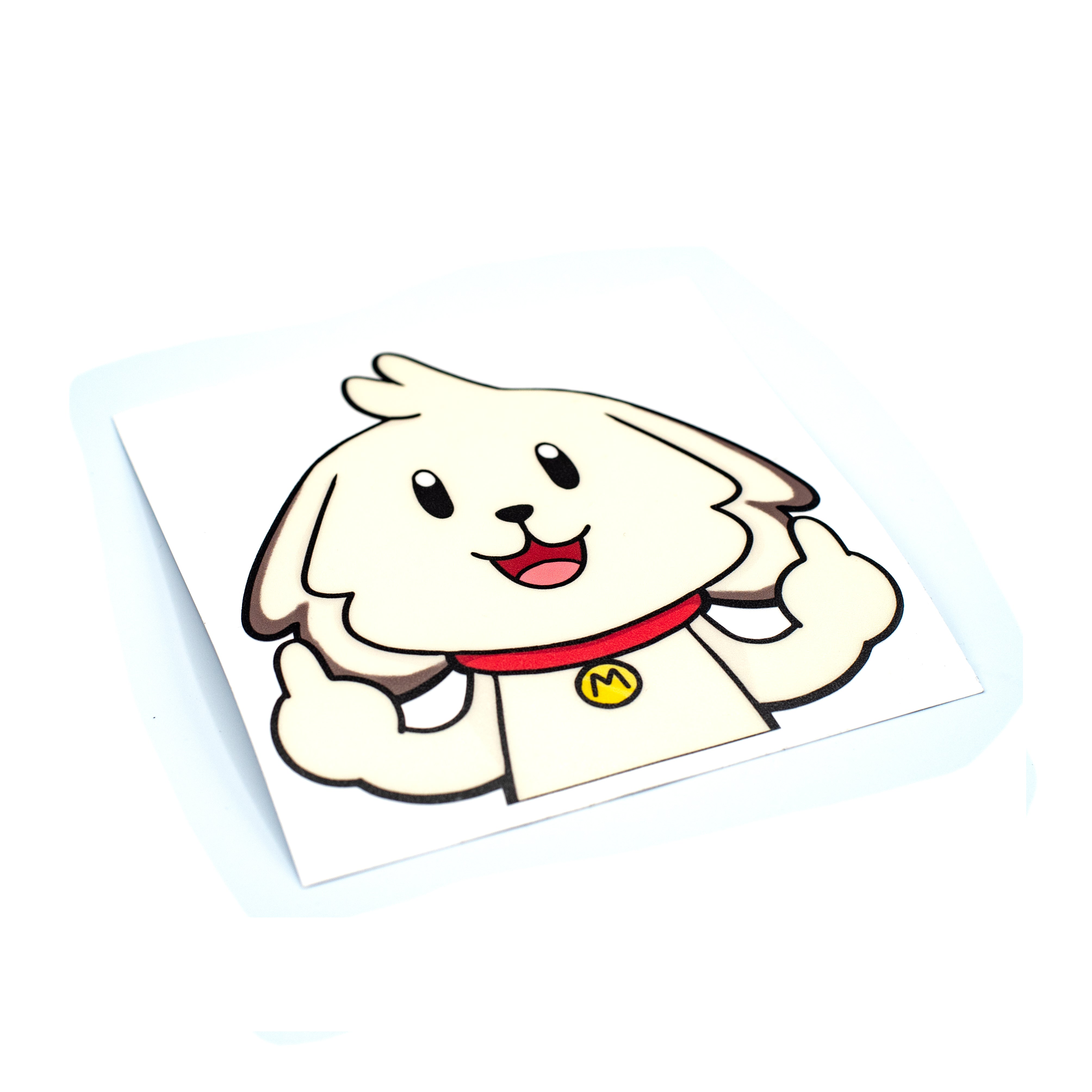Flipping Mochi Vinyl Peeker Decal
