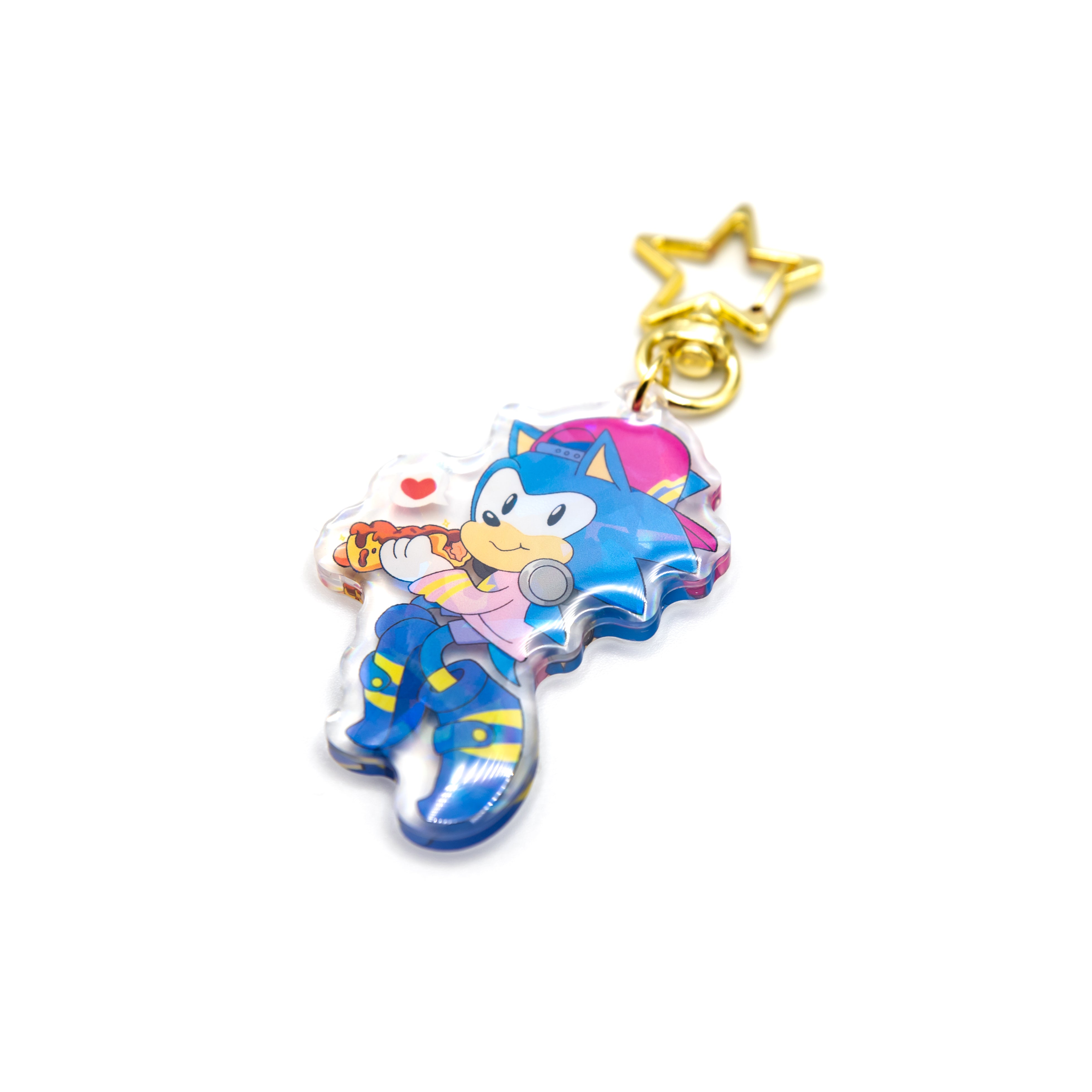 Sonics Favorite Clothes Holographic Charm