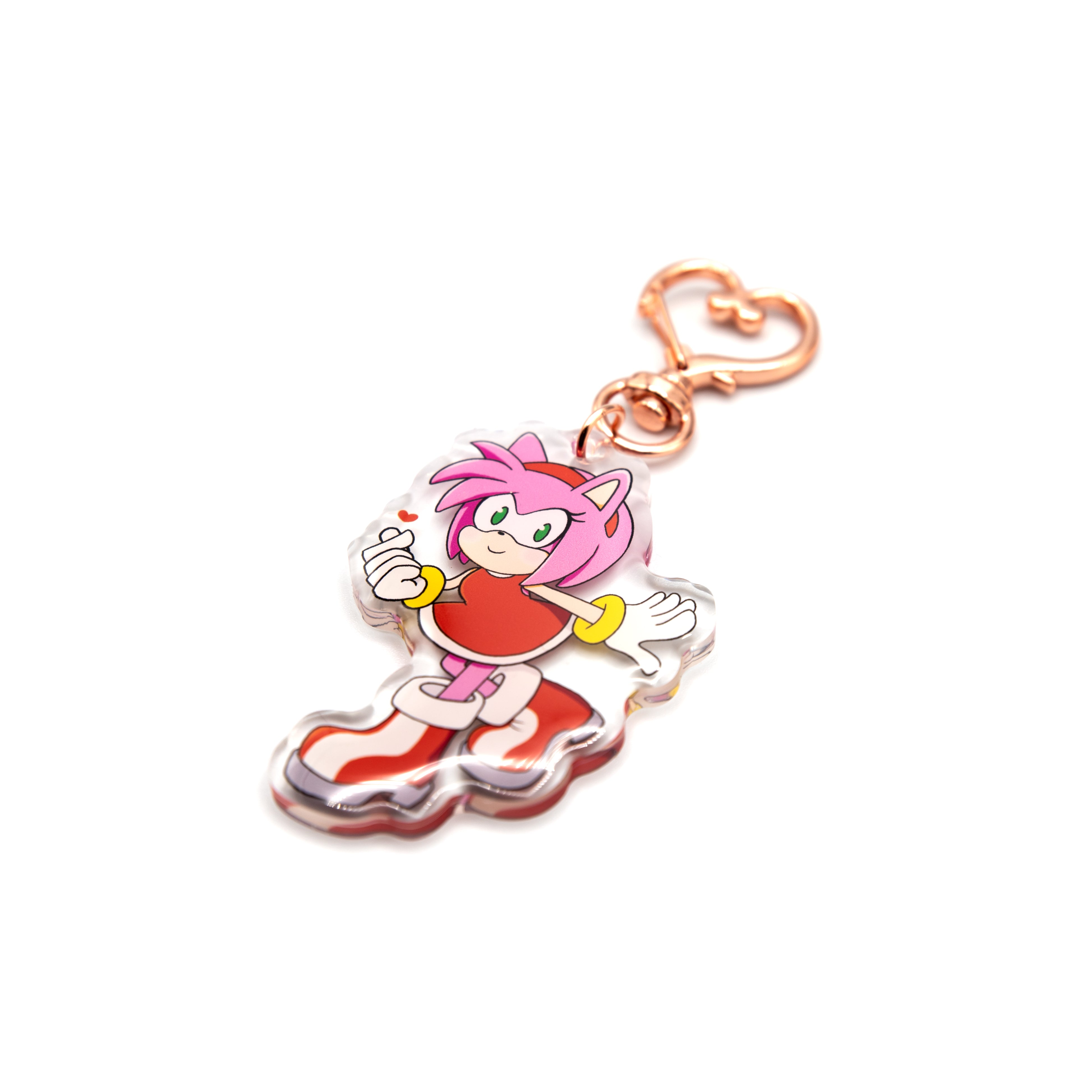 Amy Rose Acrylic Charm