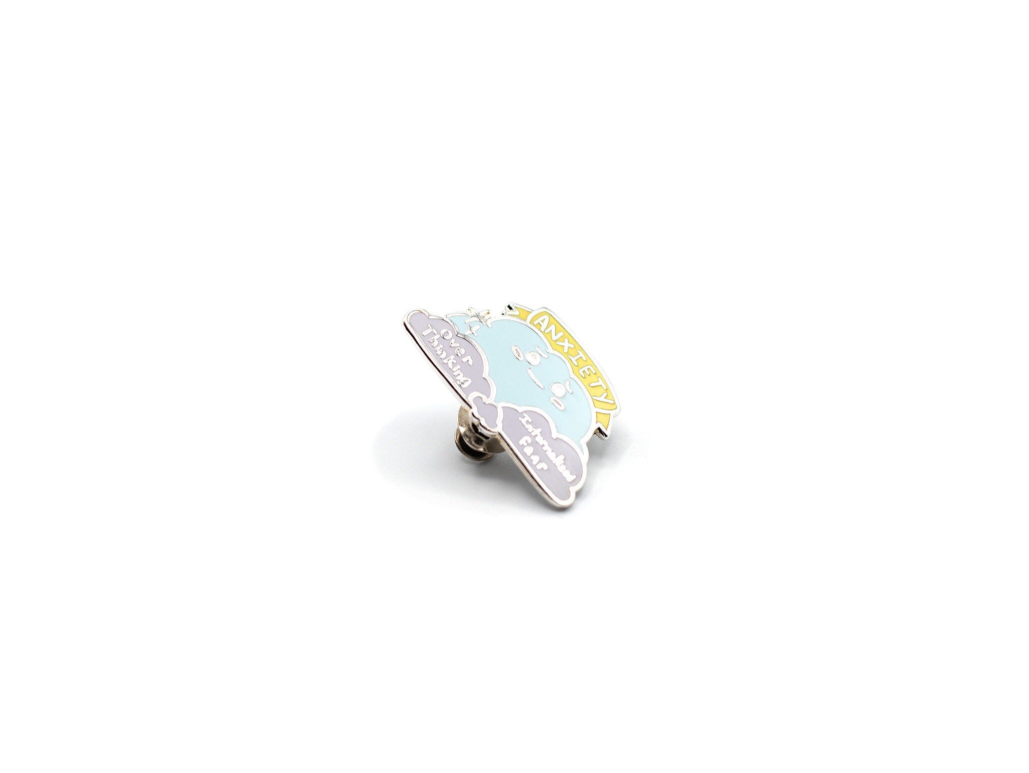 Anxiety Cloud - Mental Health Awareness Hard Enamel Pin