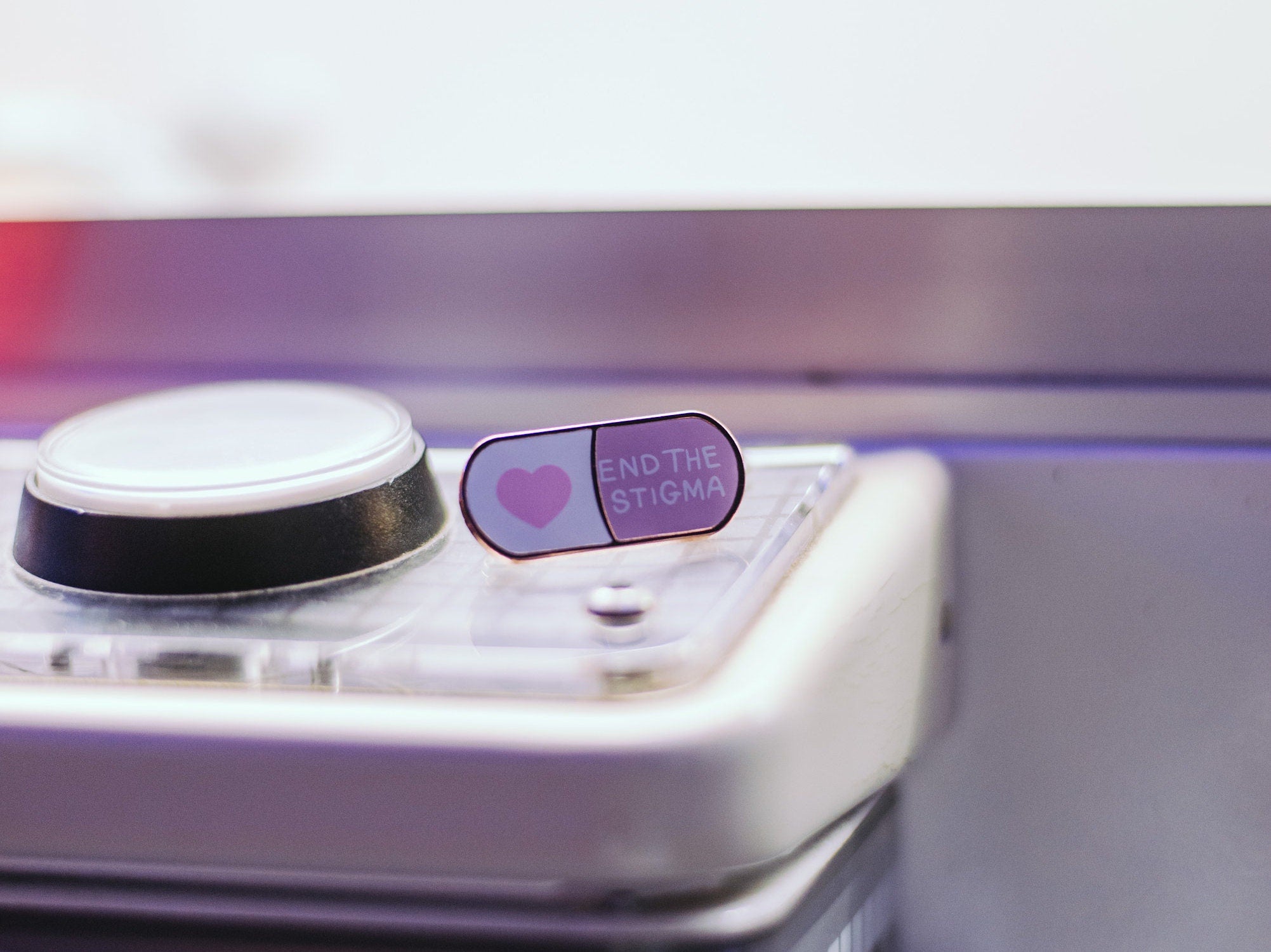 End The Stigma - Mental Health Awareness Hard Enamel Pin