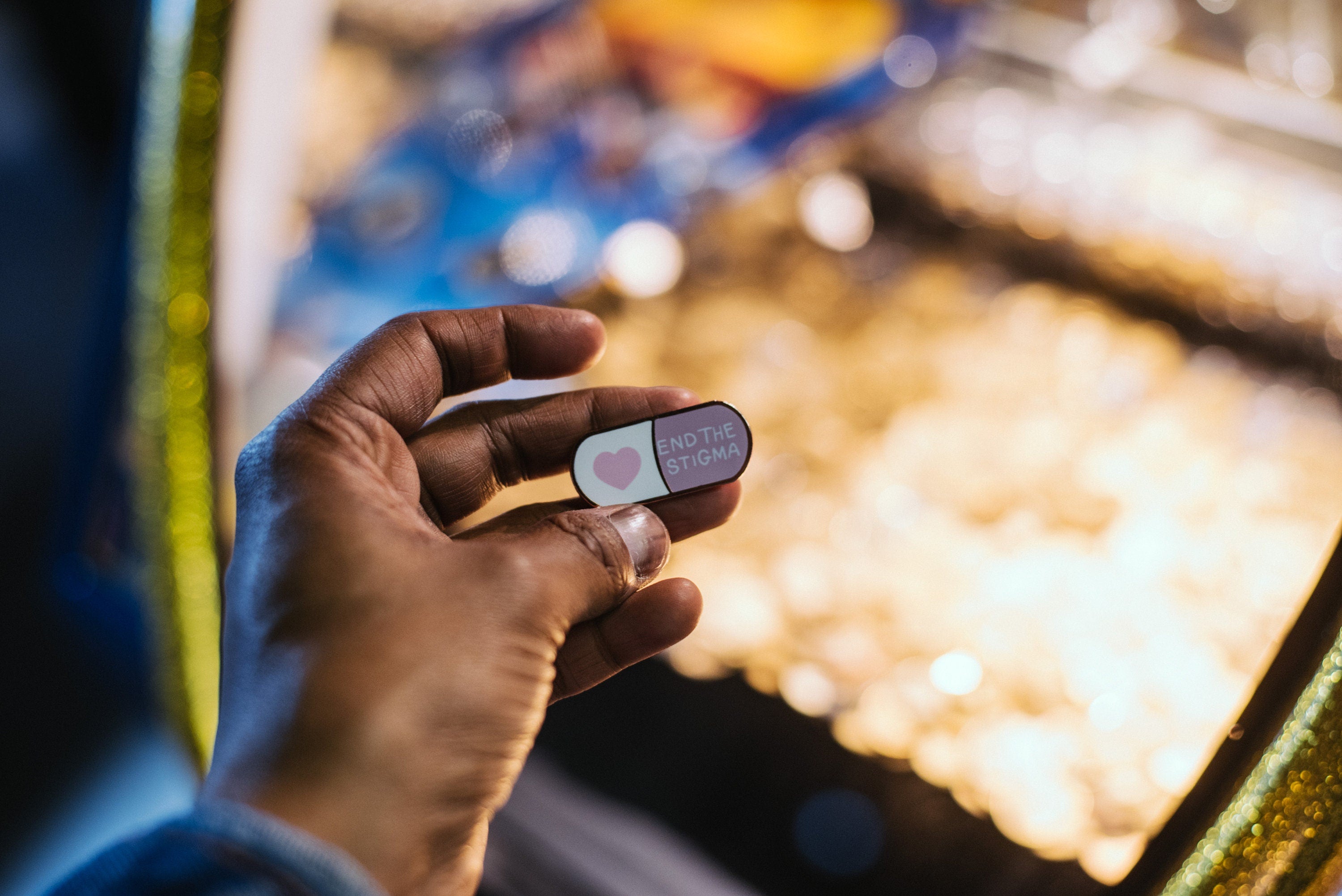 End The Stigma - Mental Health Awareness Hard Enamel Pin