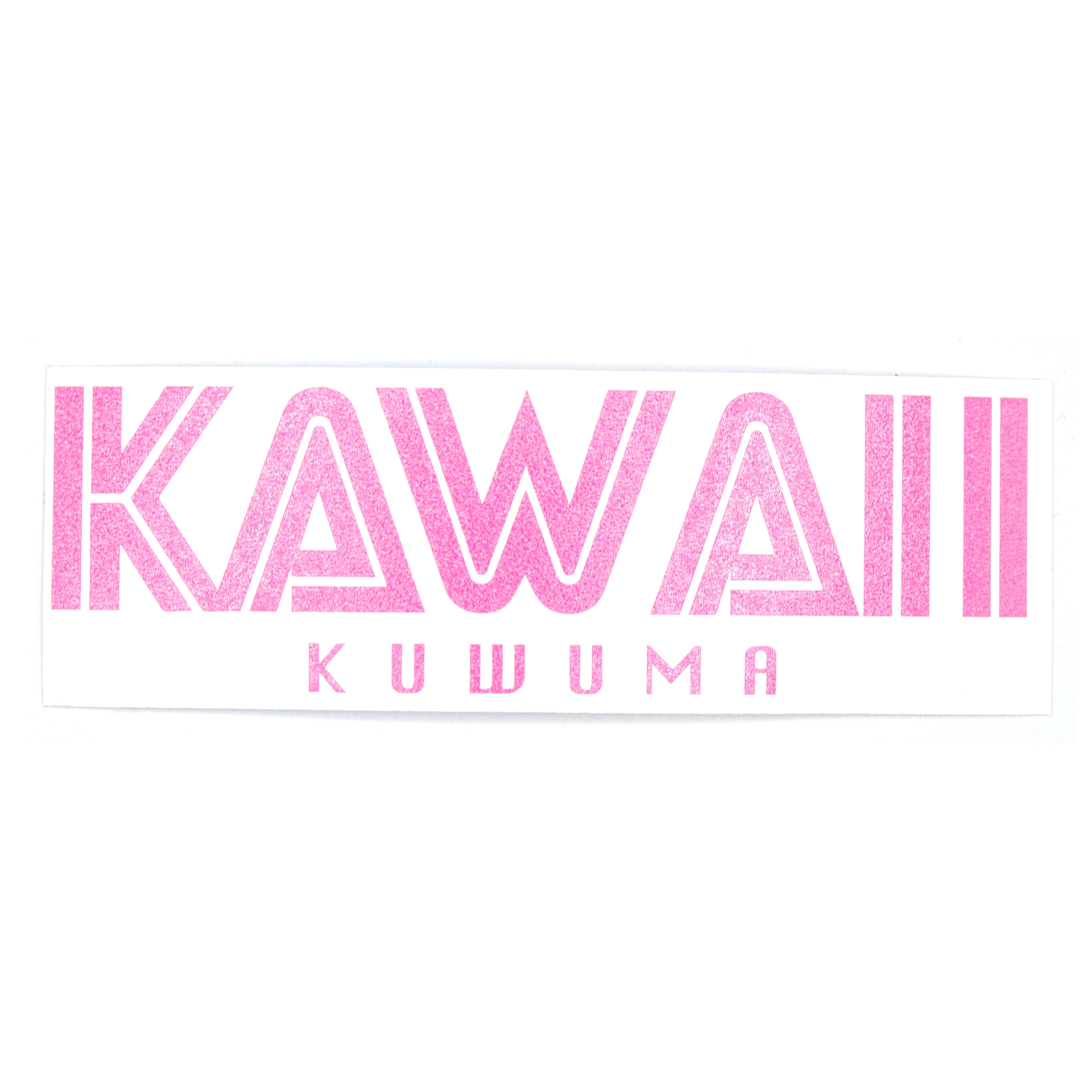 SEGAAAA Kawaii Kuwuma Logo Die-Cut