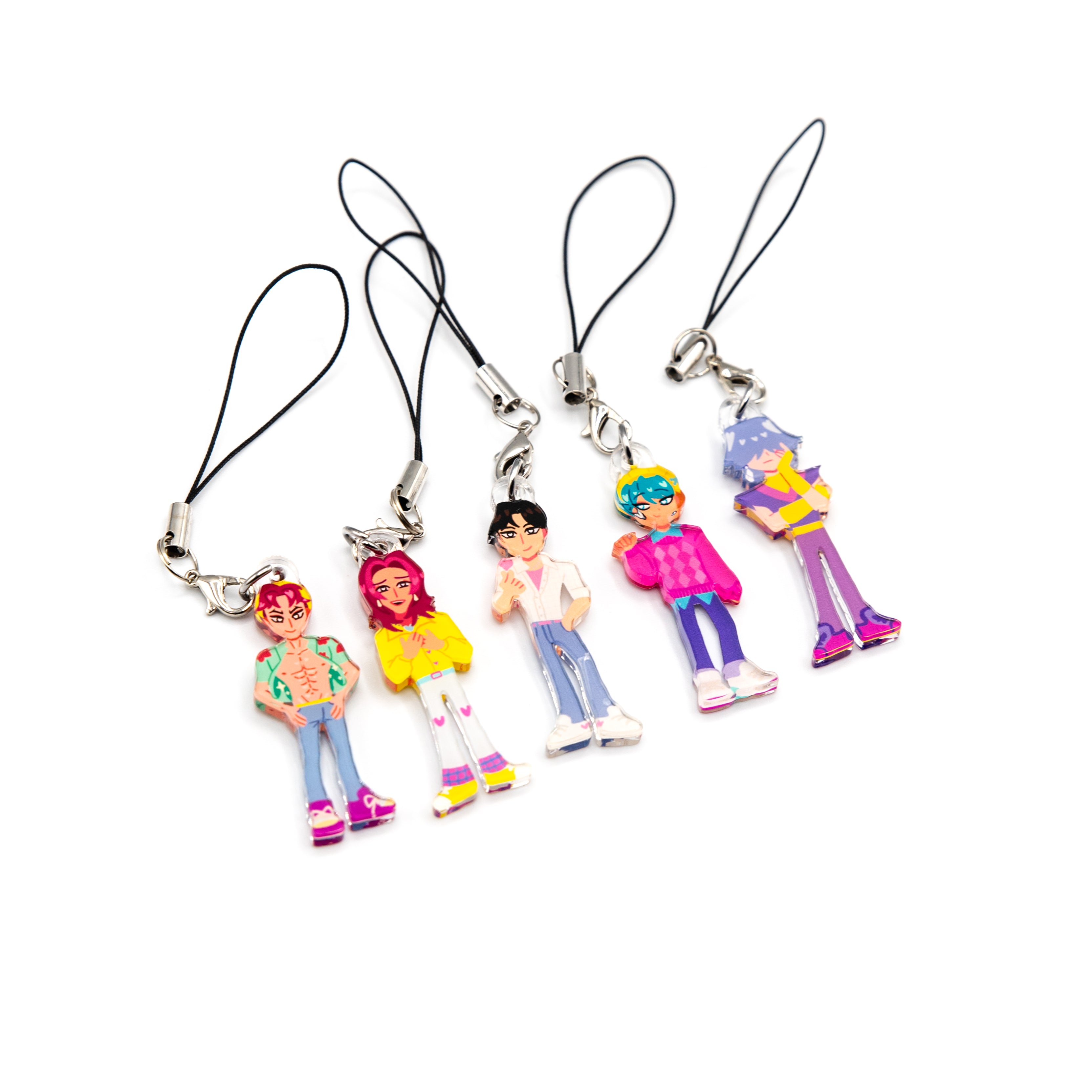 Saja Boys Acrylic Charm Set