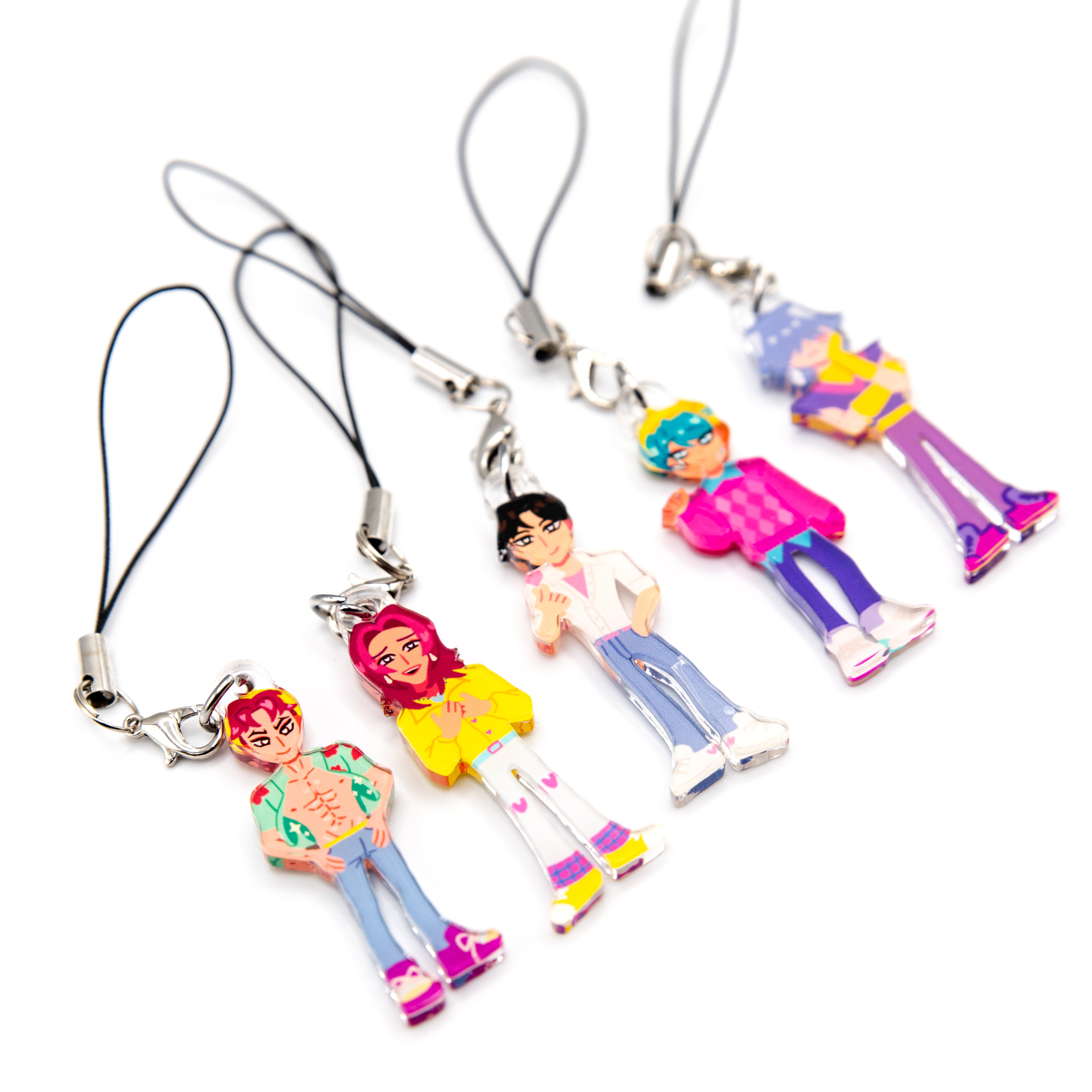 Saja Boys Acrylic Charm Set