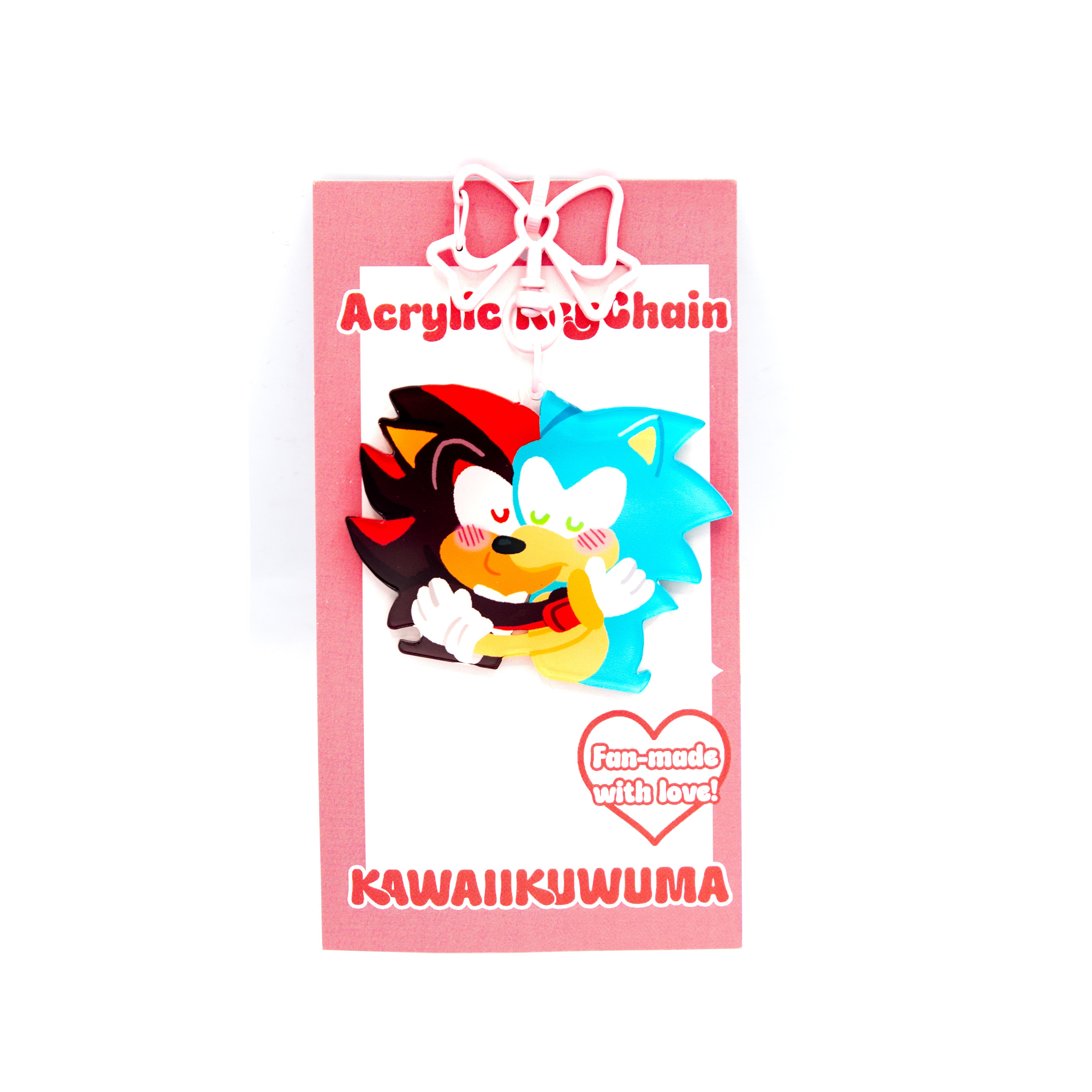 Sonic x Shadow Kissing Acrylic Charm