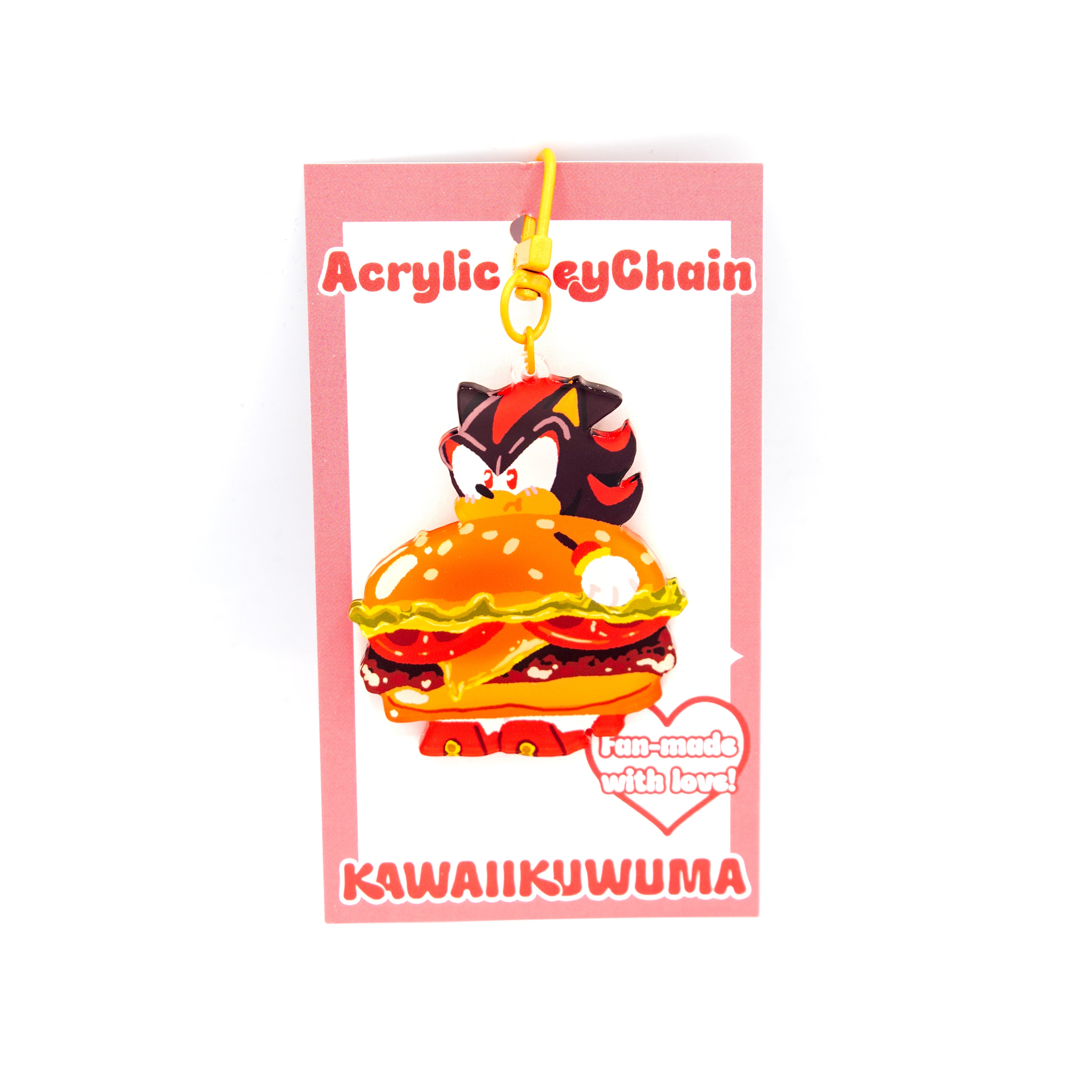 Borger Shadow Hedgie Acrylic Charm