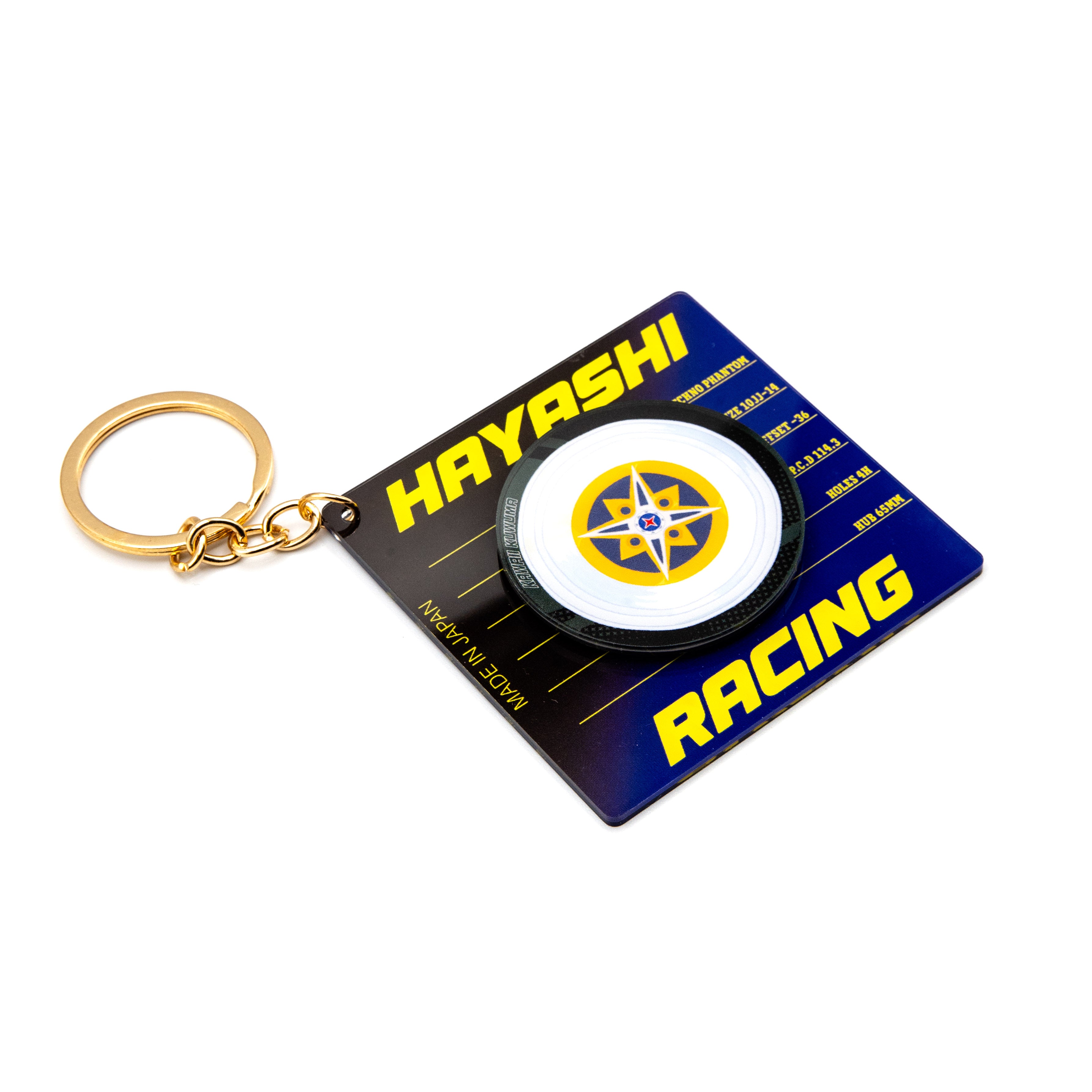 Hayashi Techno Phantom Spinny Wheel Keychain