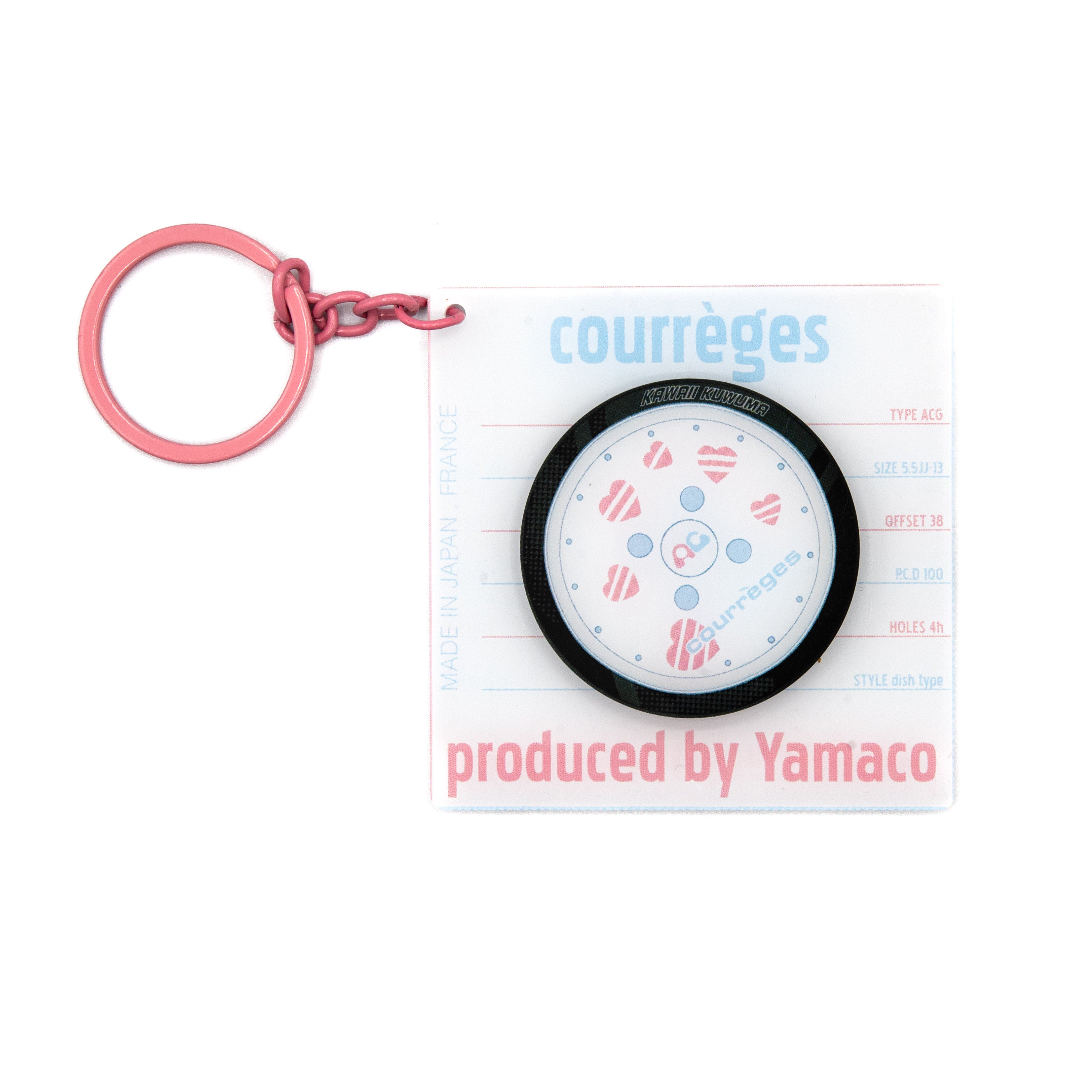 AC Courrèges Spinny Wheel Keychain