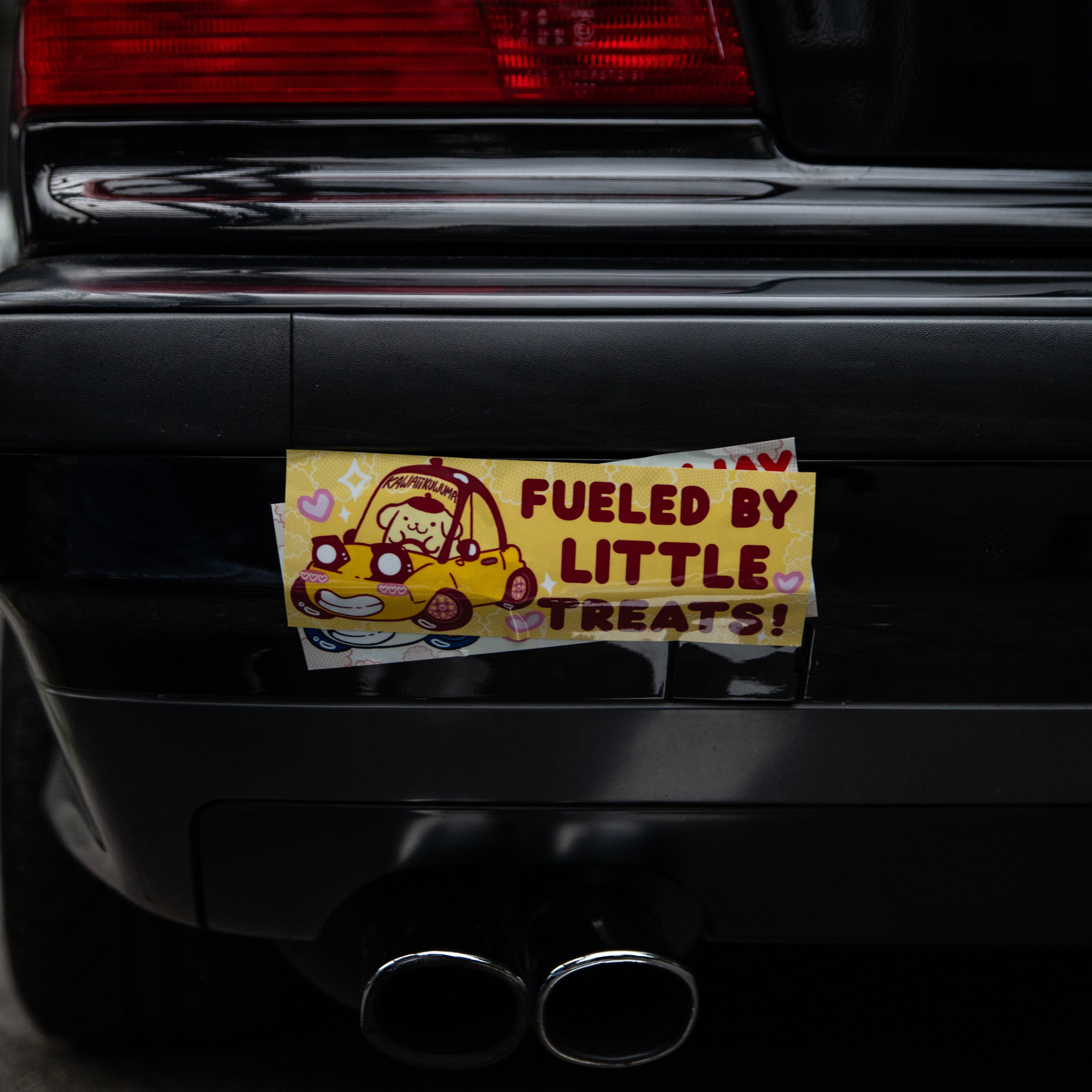 Pompompurin I Deserve Little Treats Bumper Sticker