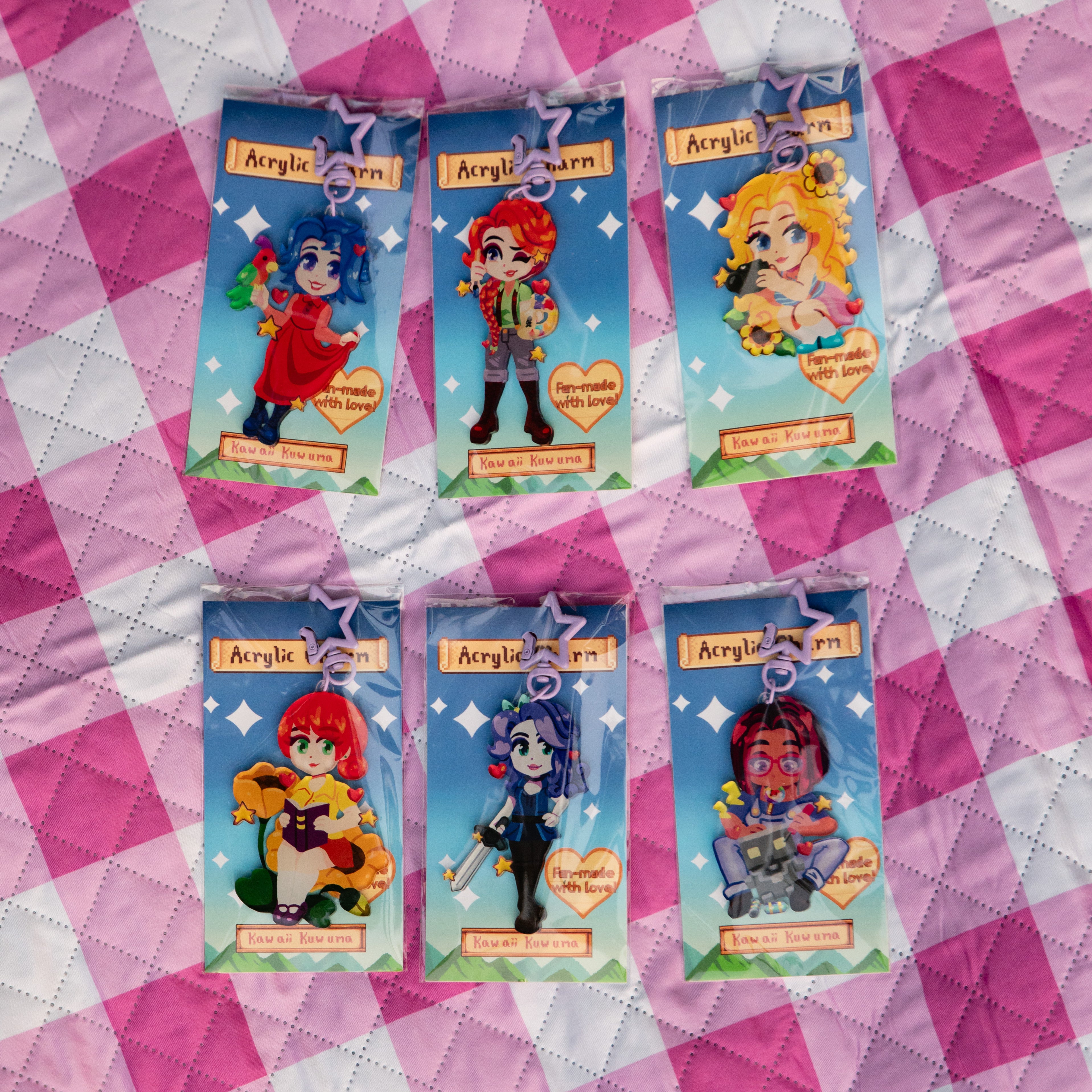 Stardew Fan Acrylic Charms